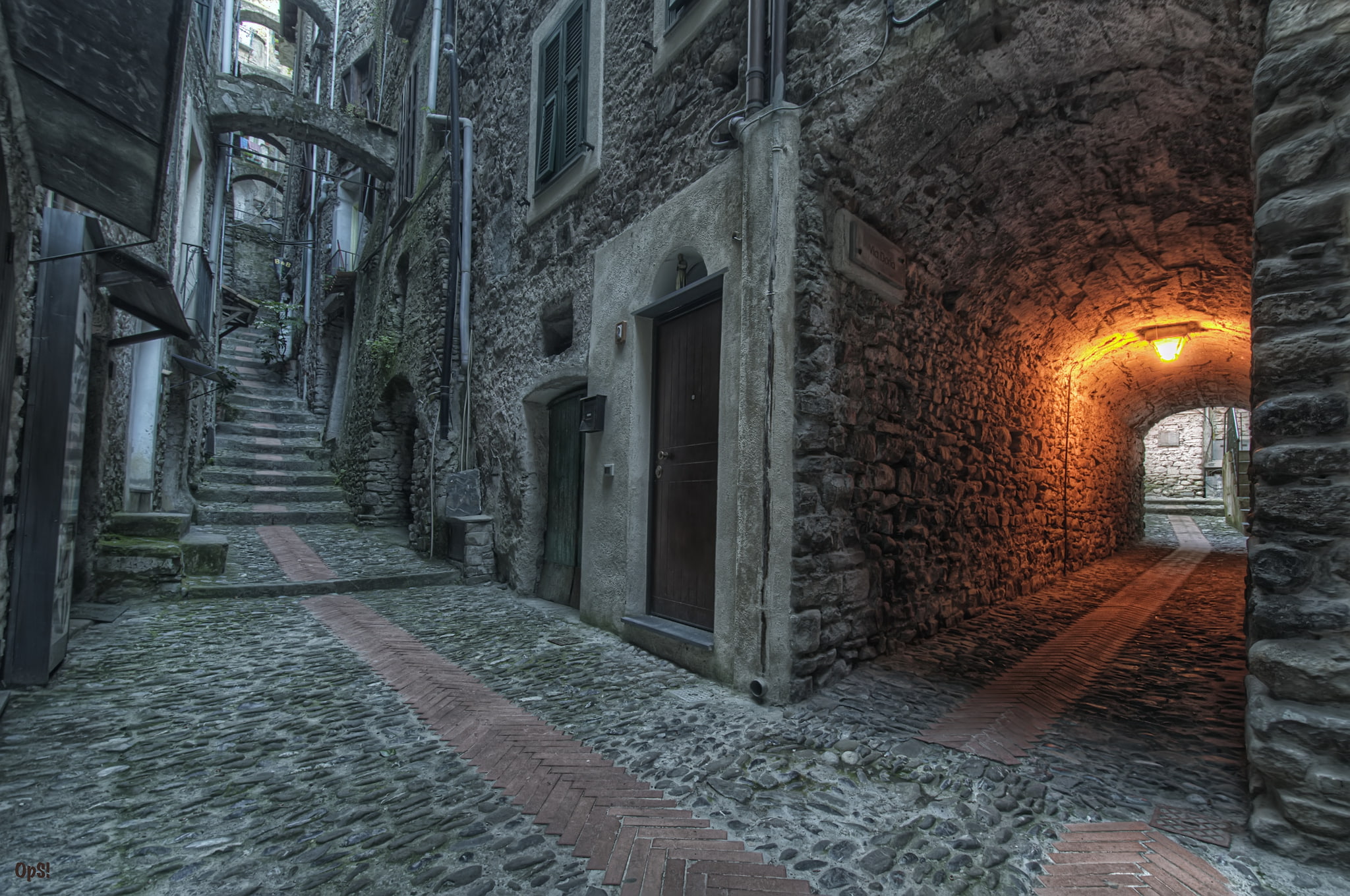 direction, the door, town, stone Material, street, medieval, background, no People, brick, full screen, old town, gray, strucutre, cultures, concrete, wall - Building Feature, HD Wallpaper