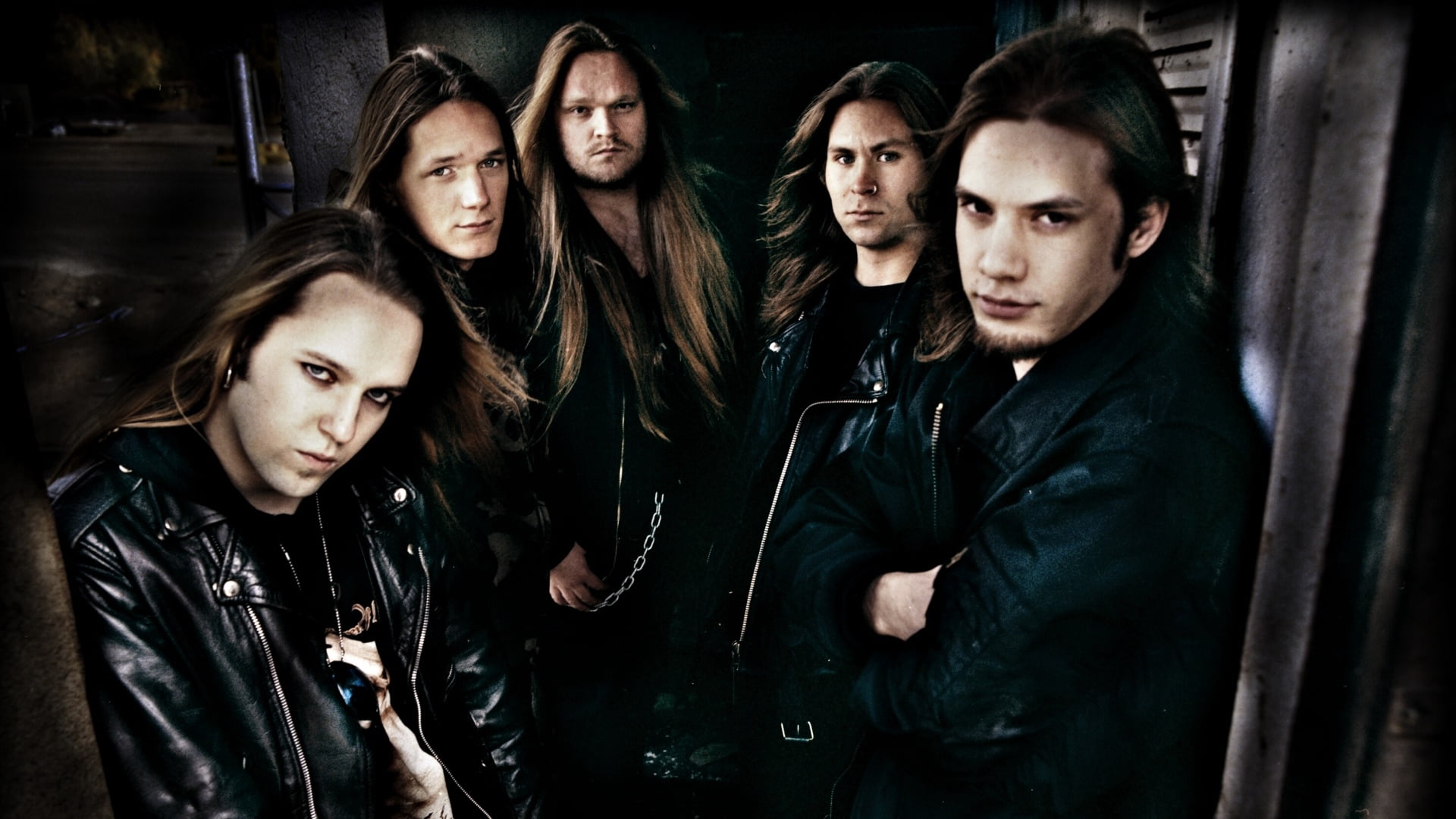 friendship, beautiful, men, smiling, adult, human Face, jacket, lifestyles, nightlife, hair, members, s, children of bodom, young Women, females, rockers, HD Wallpaper