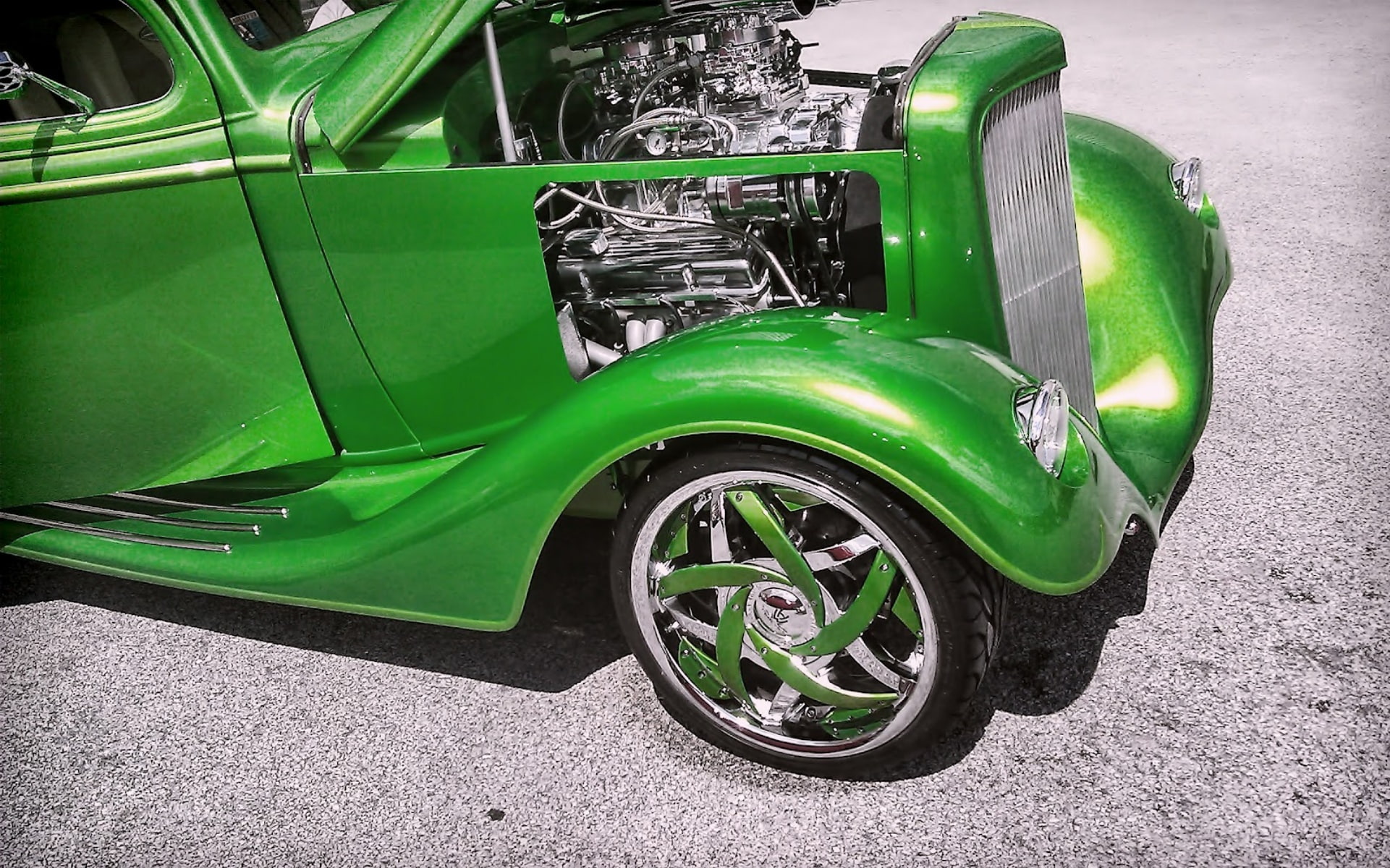 niche, retro, engine, engines, 1080P, hot, marques, rods, custom, tuning, rod, HD Wallpaper