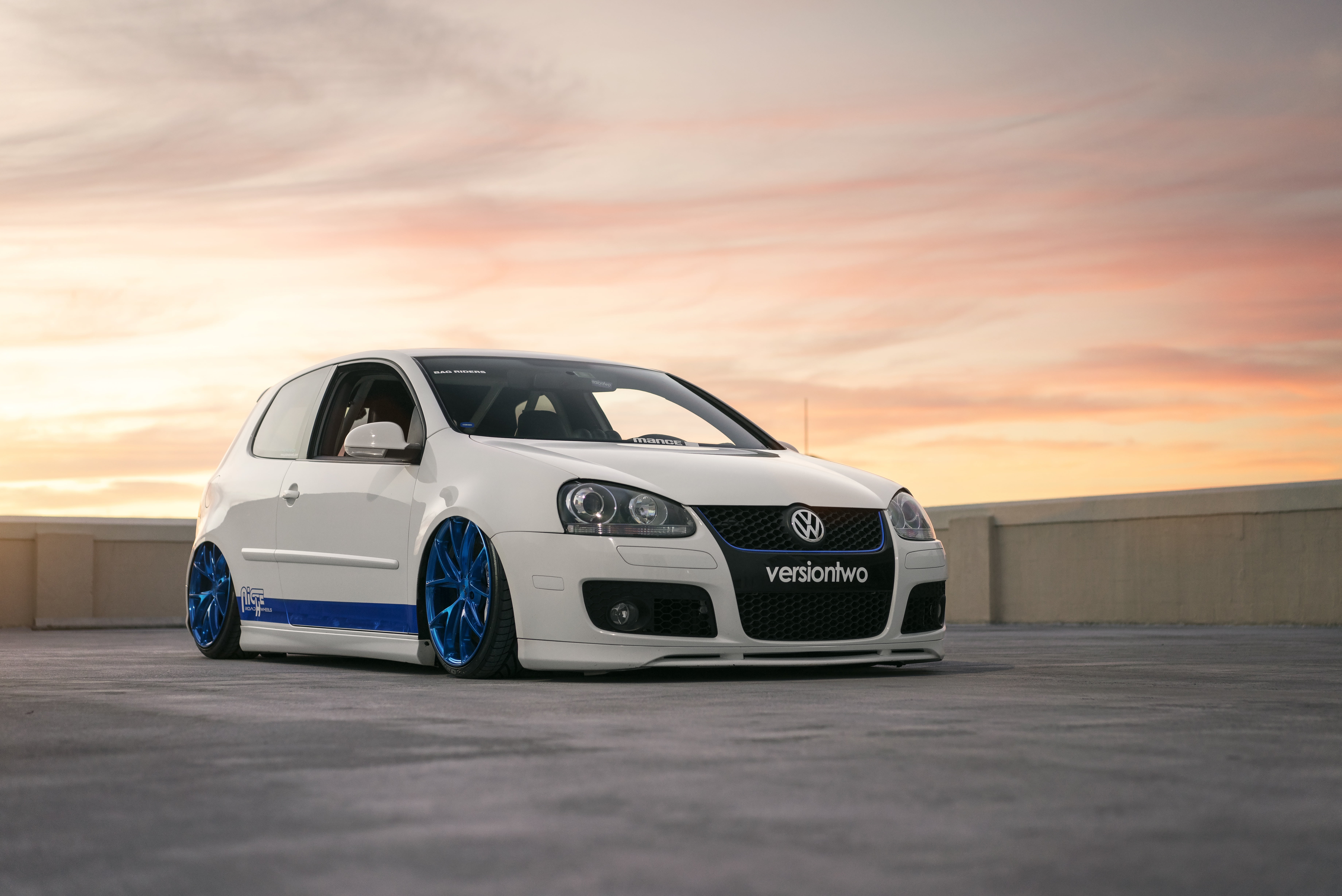 5K, Volkswagen, Niche, 2003, Wheels, Golf, HD Wallpaper