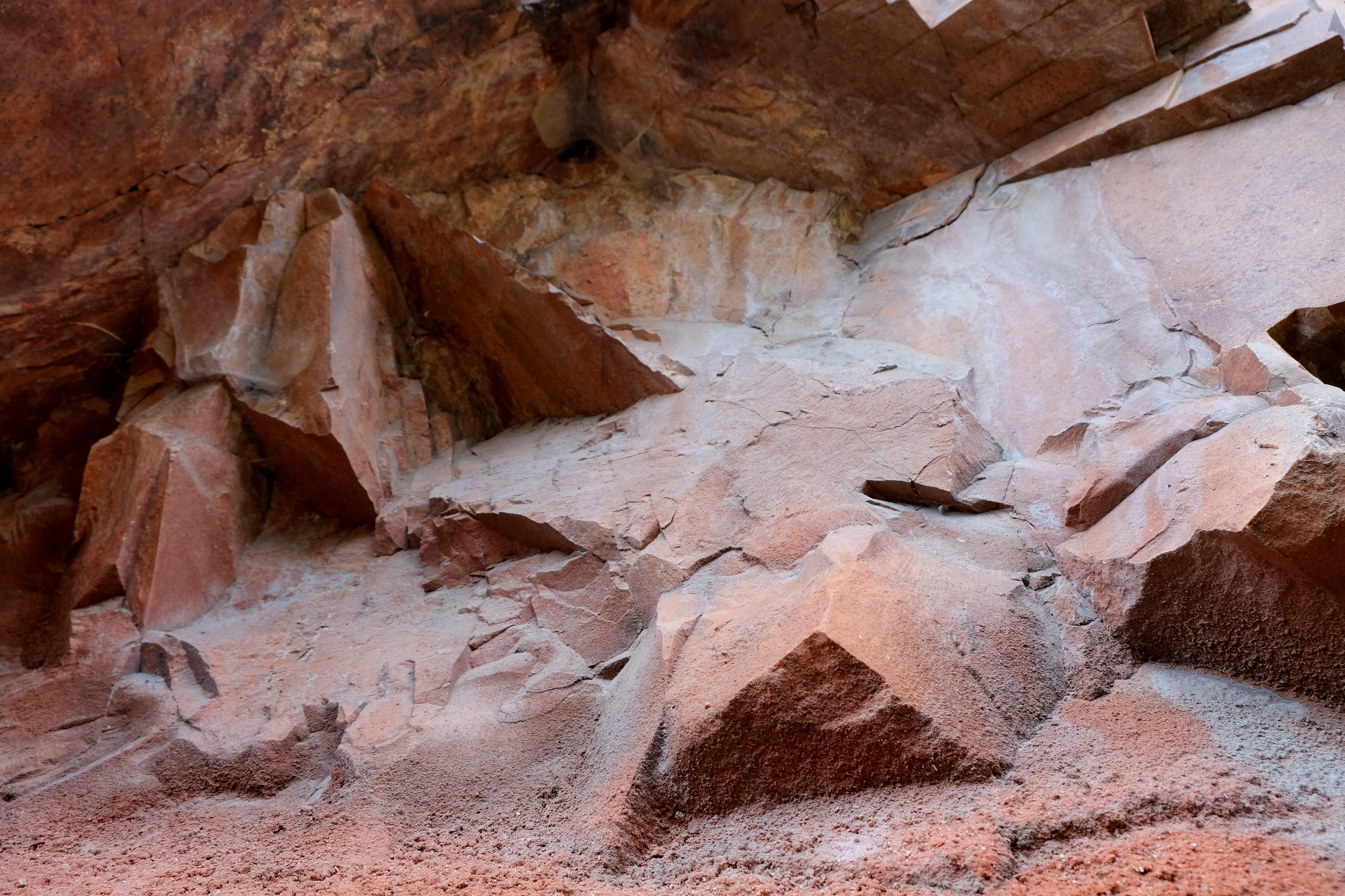 nature, rock formation, natural stones, beauty in nature, geology, day, travel destinations, physical geography, cave, sand stone, land, red, 5K, non-urban scene, HD Wallpaper