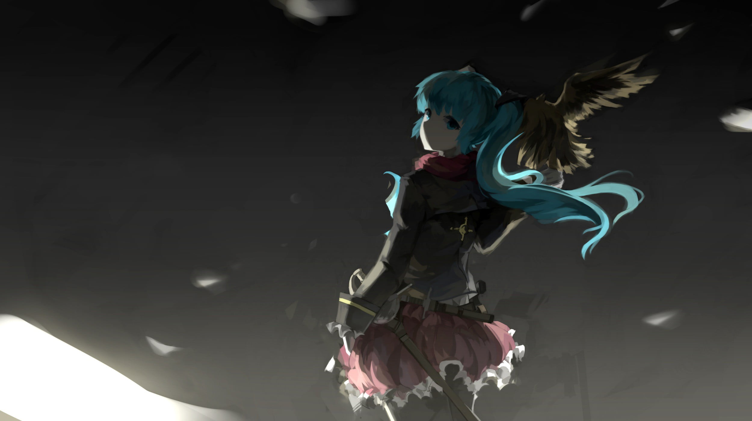 character, hairstyle, anime, representation, haired, human representation, blue, hair, Vocaloid, nature, blond hair, creativity, childhood, female likeness, HD Wallpaper