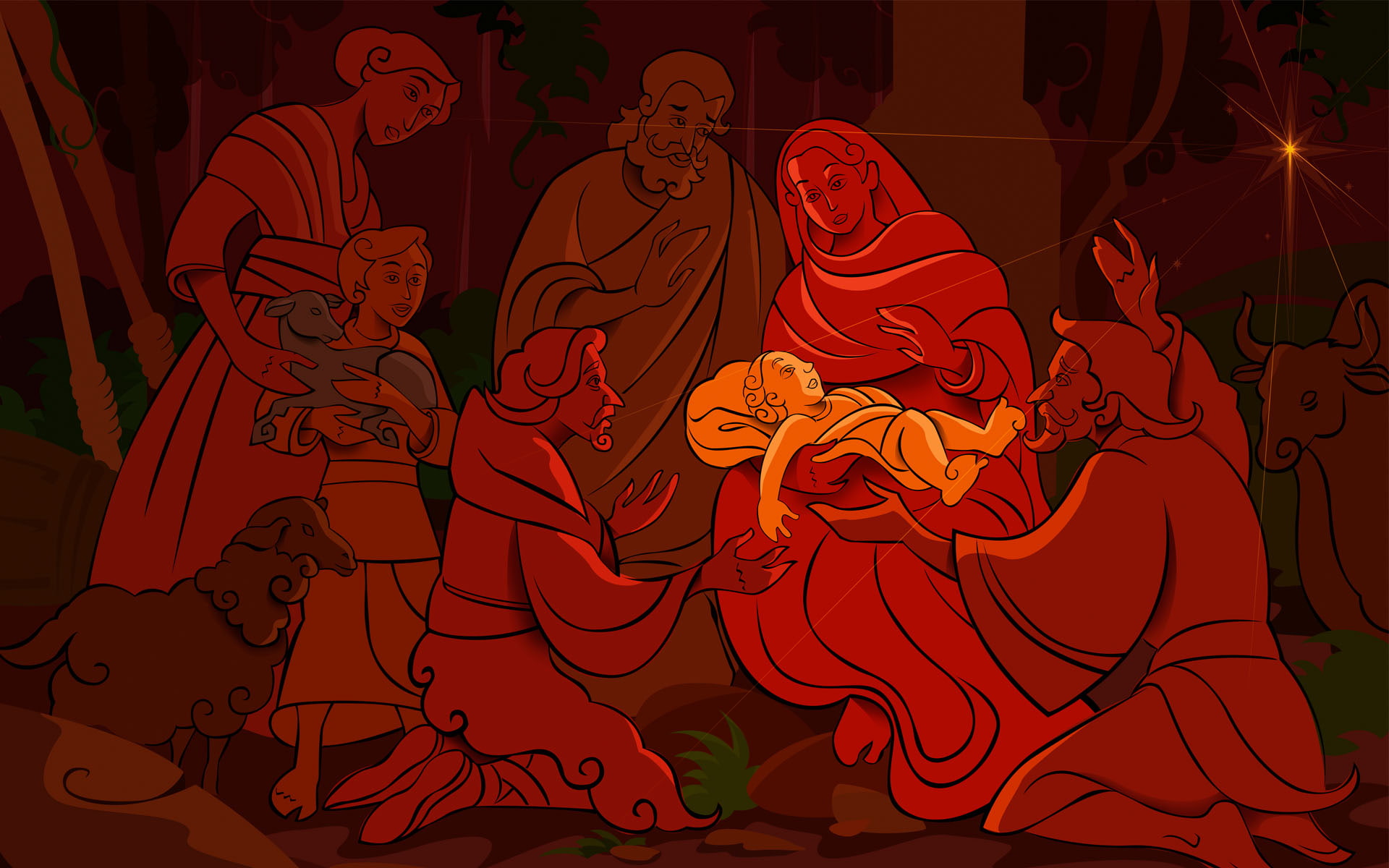 christ, celebrations, birth, 1080P, HD Wallpaper