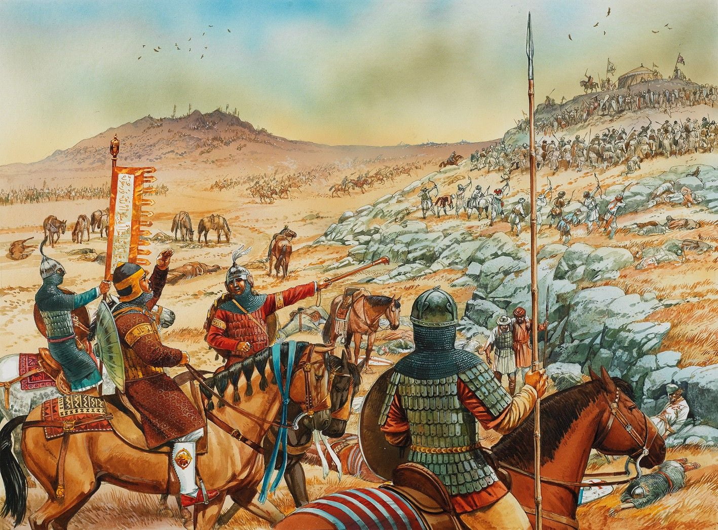 Battle of the Horns of Hattin, Saladin, 720P, HD Wallpaper