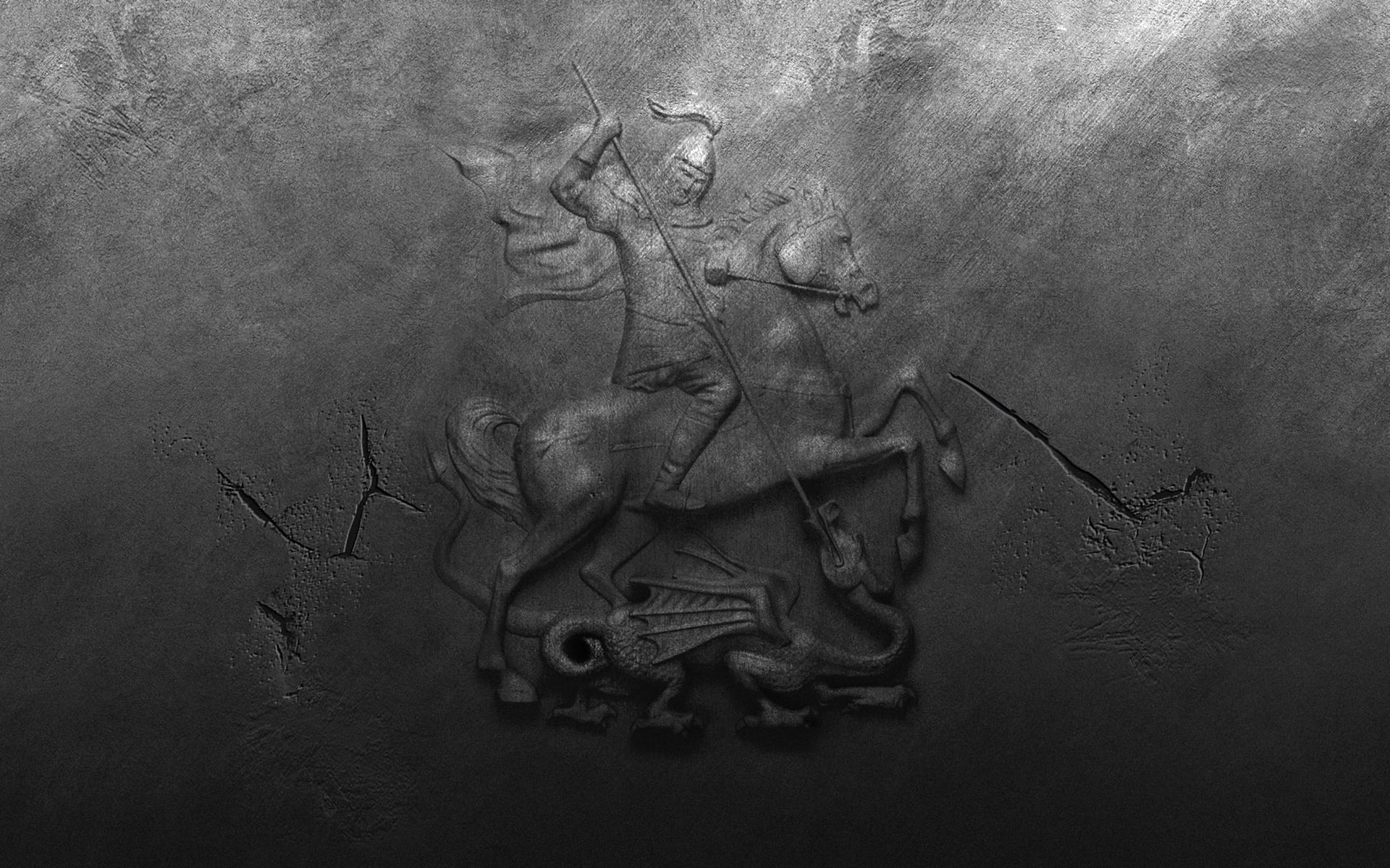wall, cracked, 1080P, roughness, St. George, HD Wallpaper