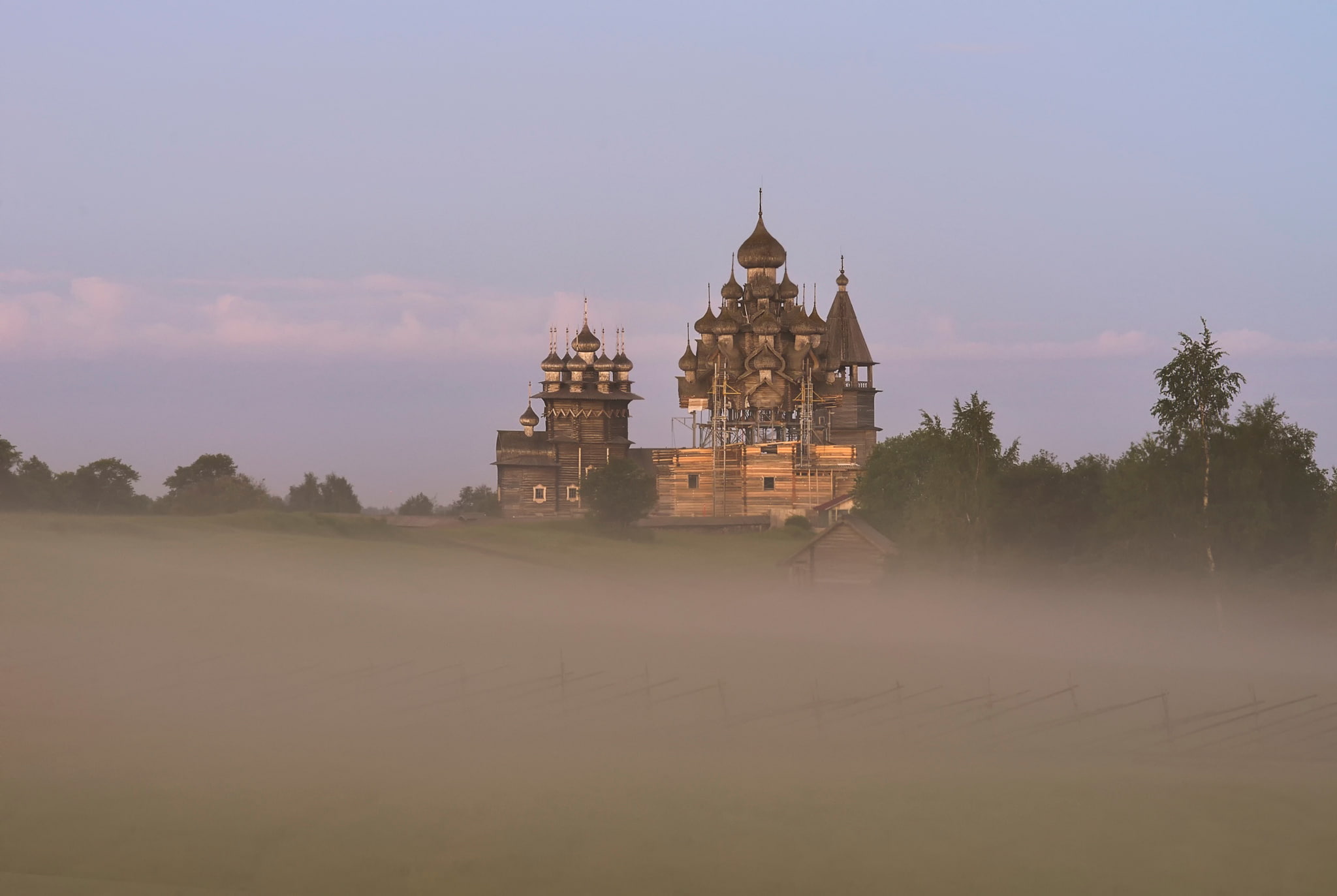 Russia, The Church Of The Transfiguration, 1080P, island, Kizhi, HD Wallpaper
