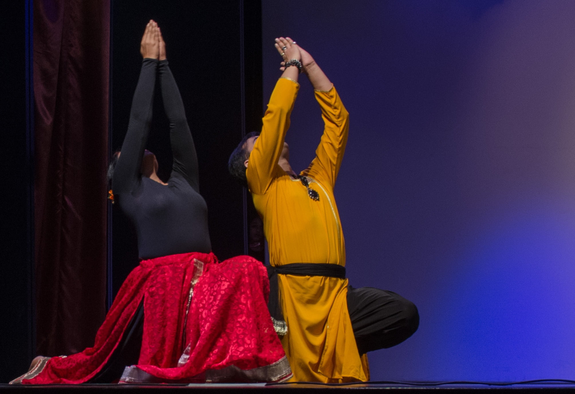 arts culture and entertainment, women, gesturing, performing, full length, yellow, let go, surrender, hood - clothing, traditional clothing, fun, religion, HD Wallpaper