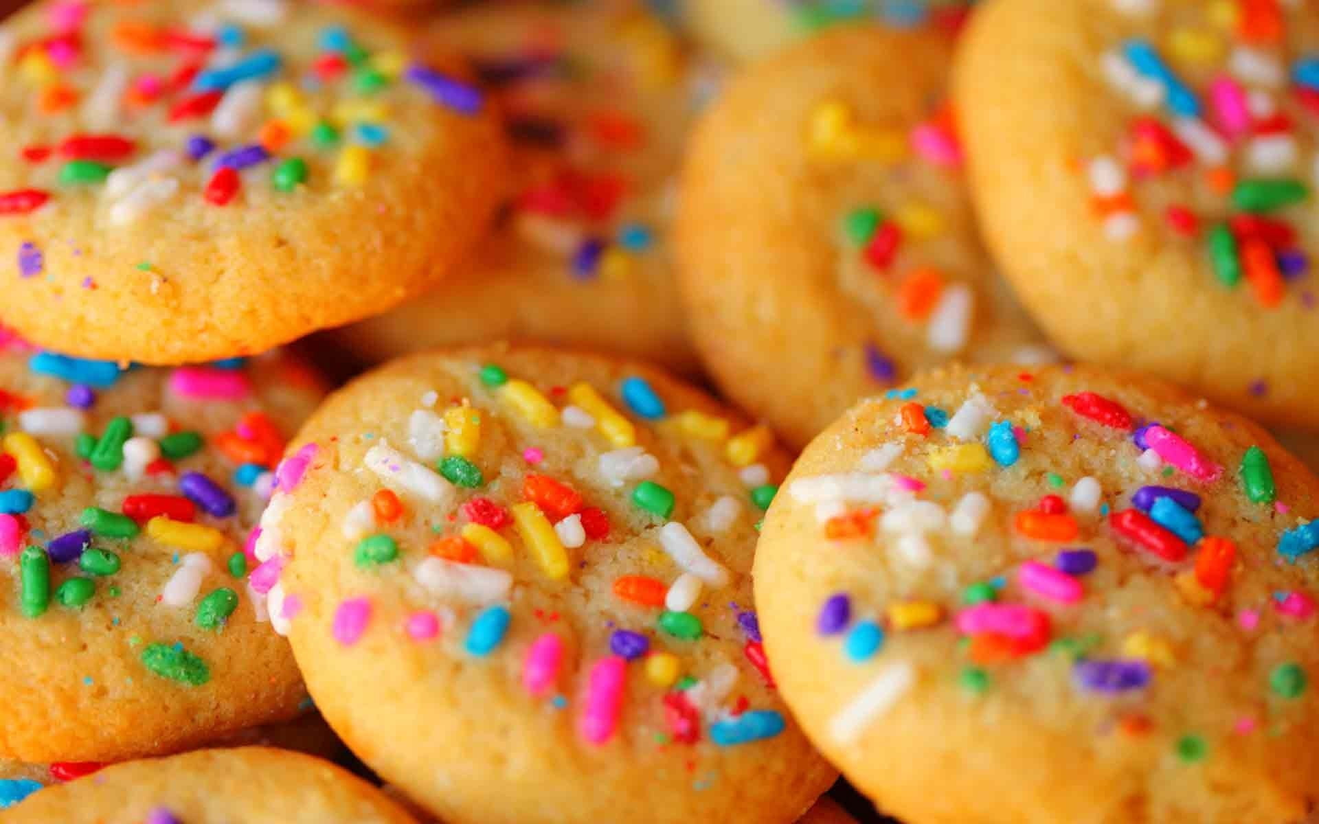 sprinkles, indulgence, donut, cookies, group of objects, sweet Food, pastry, glazed, backgrounds, no People, tasty pastries, junk Food/Fast Food, baked, HD Wallpaper