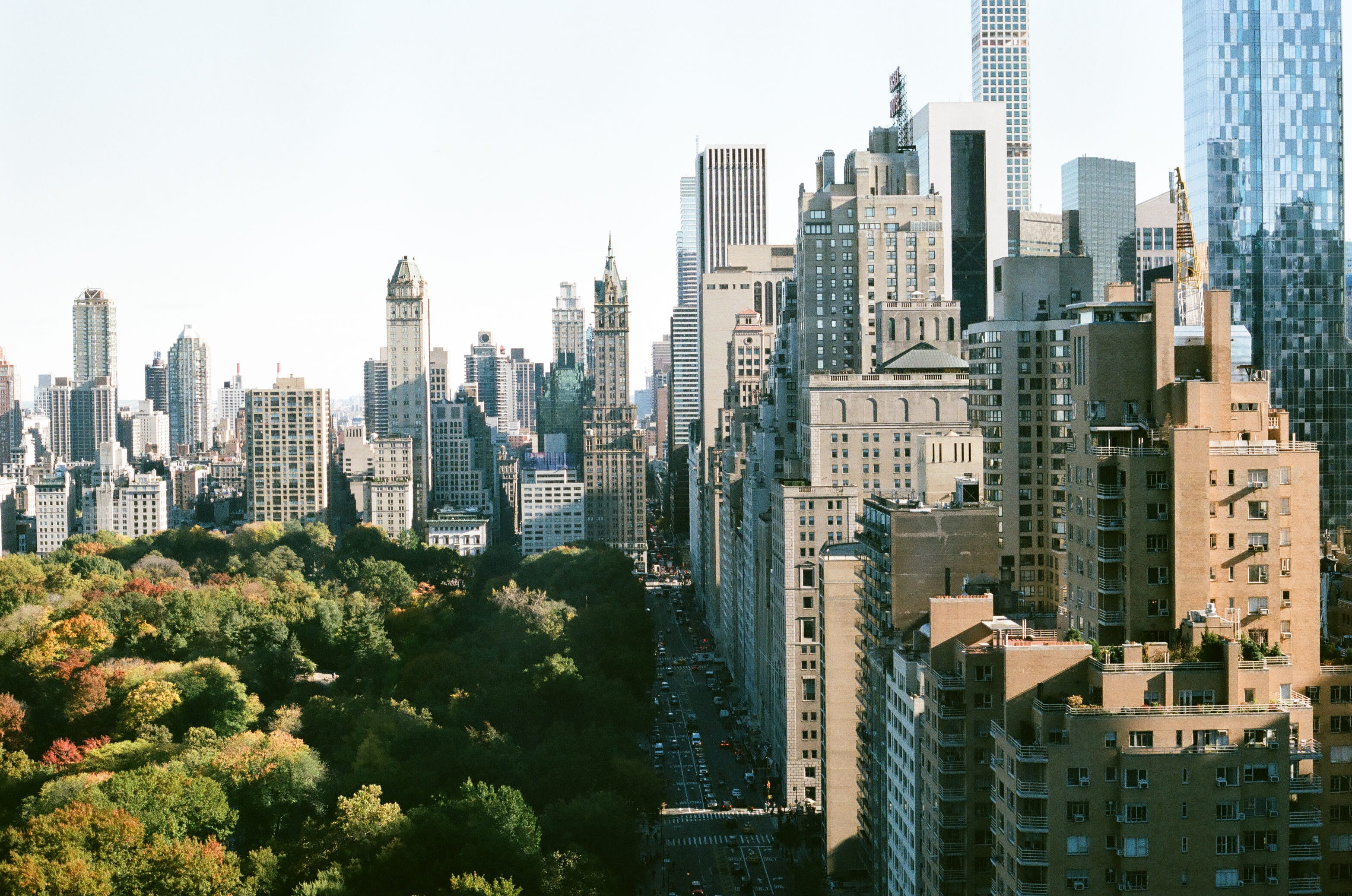 city, ae-1, central park, residential district, no people, concrete, nature, views, building exterior, united states, office building exterior, tall - high, HD Wallpaper