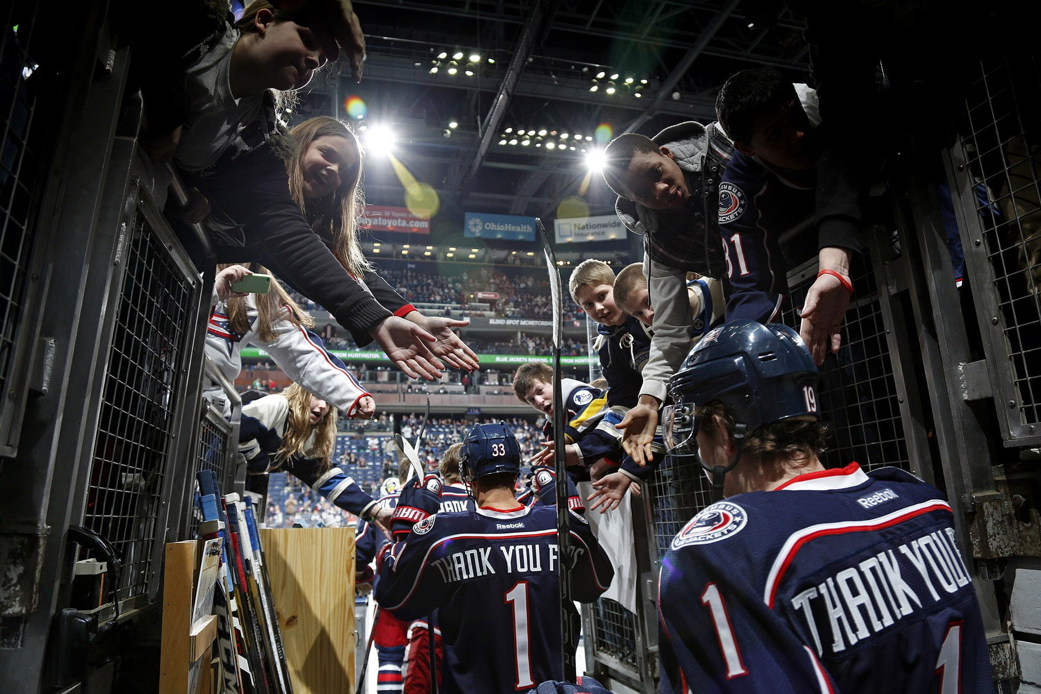 hockey, jackets, 1080P, nhl, blue, columbus, HD Wallpaper