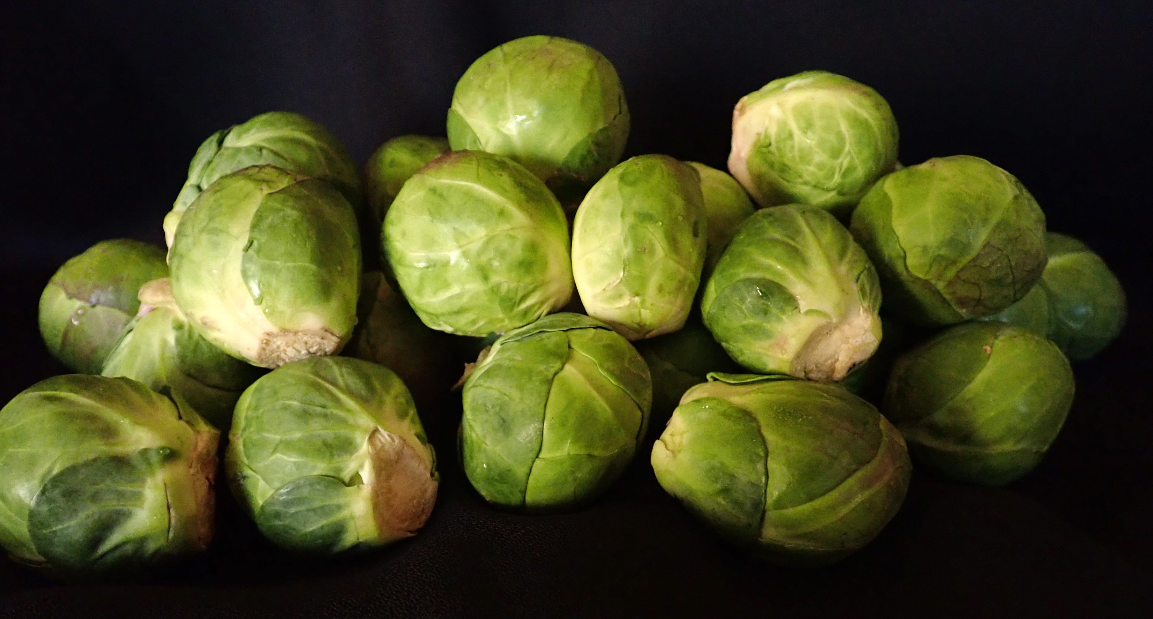 greens, healthy eating, groceries, green color, brussels sprout, large group of objects, sprouts, abundance, no people, organic, cooking, 4K, studio shot, HD Wallpaper