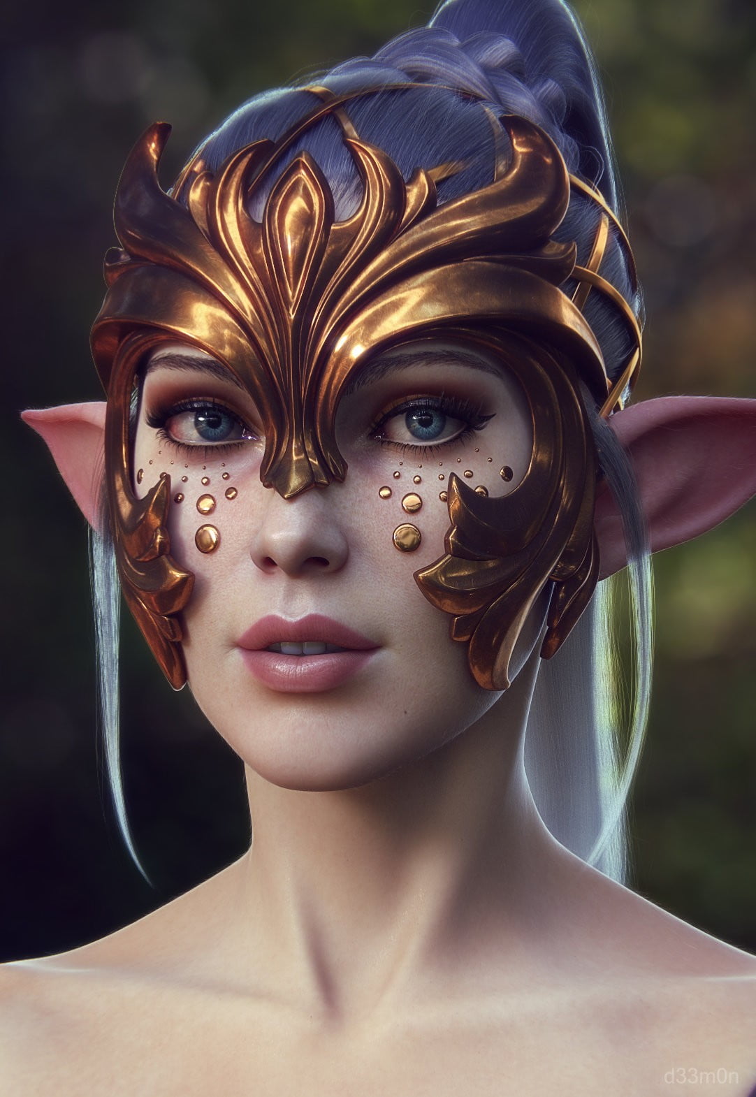 close-up, hairstyle, make-up, beautiful people, young women, one person, headshot, 720P, mask, s, women, beauty, human face, headwear, beautiful woman, Phone HD Wallpaper