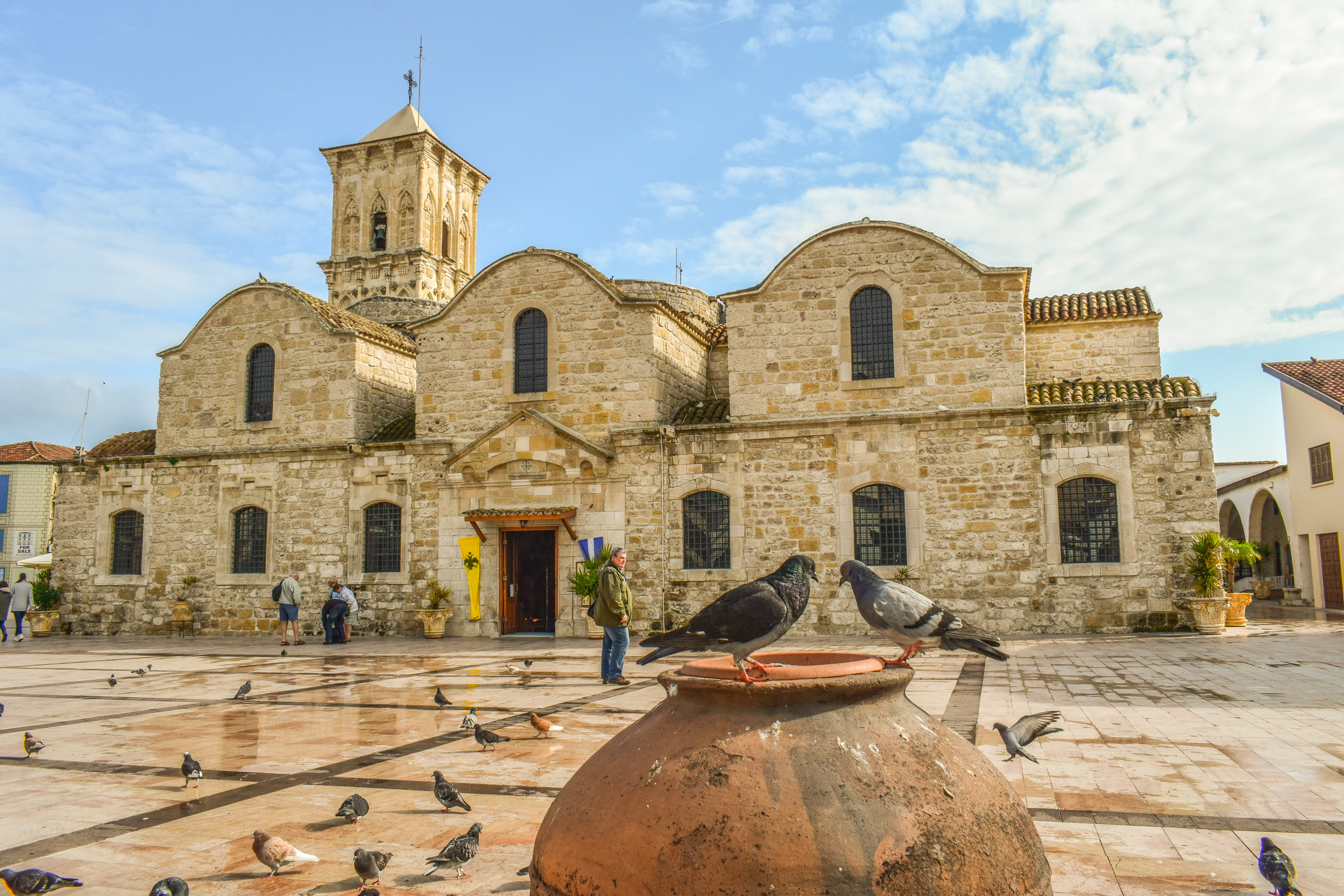 building exterior, architecture, spirituality, larnaca, day, cyprus, lazarus, built structure, ancient, sightseeing, history, the past, tourism, outdoors, HD Wallpaper