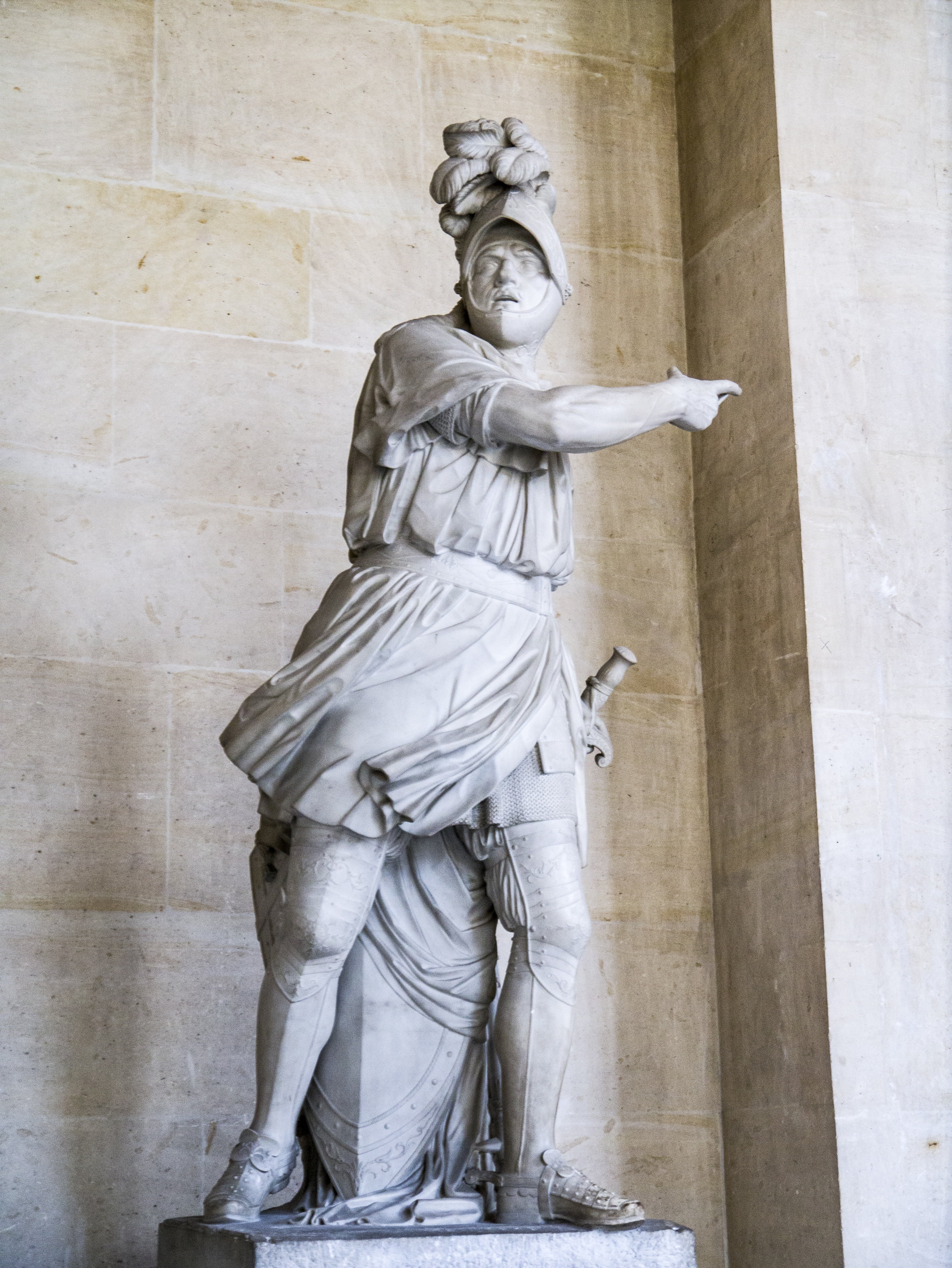 château de versailles, sculpture, low angle view, day, soldier, art and craft, human representation, angel, memorial, wall - building feature, male likeness, Phone HD Wallpaper