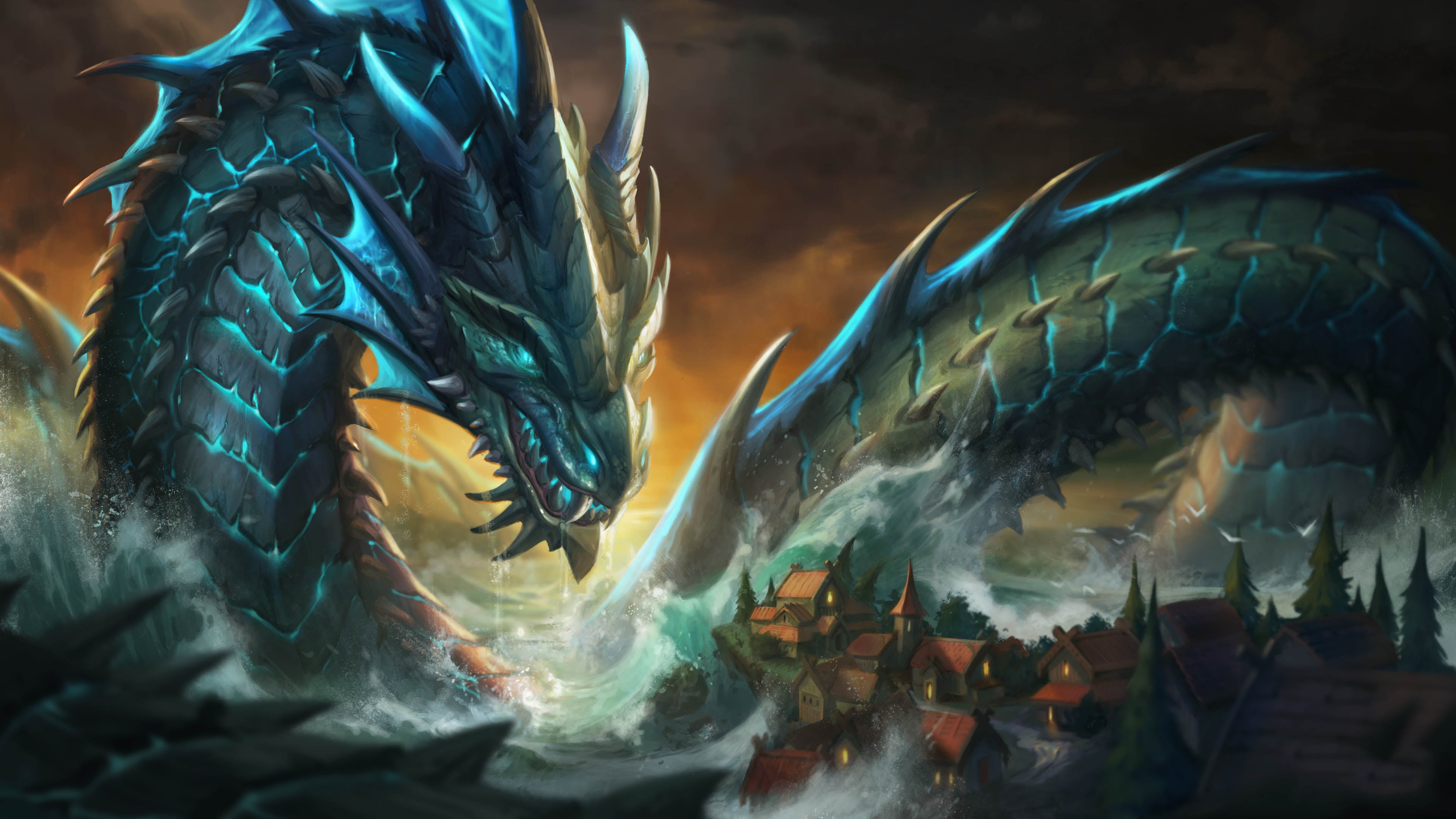 Jormungandr (Smite), 4K, Video Game, Smite, HD Wallpaper