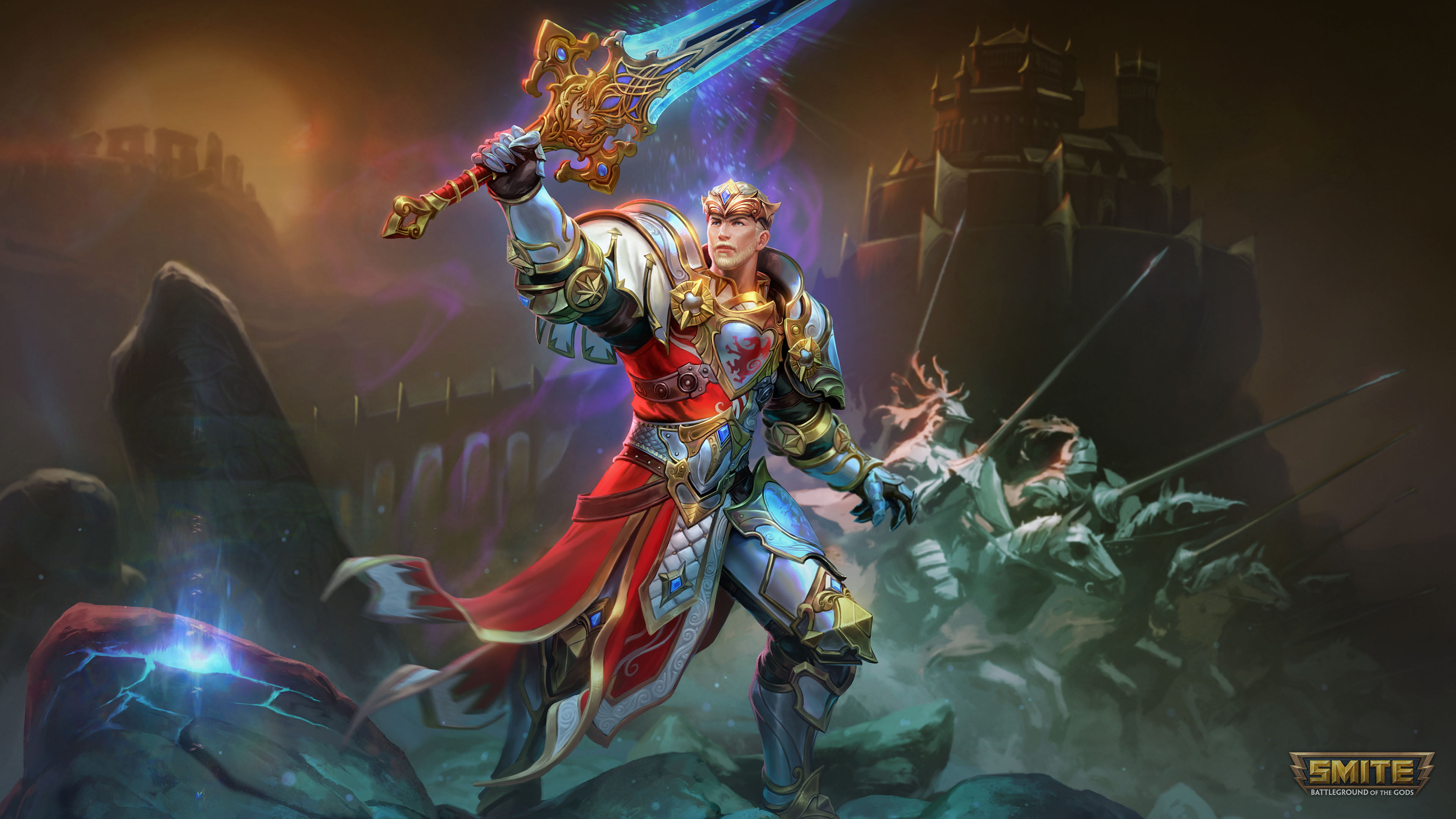 King Arthur (Smite), Video Game, Smite, 4K, HD Wallpaper