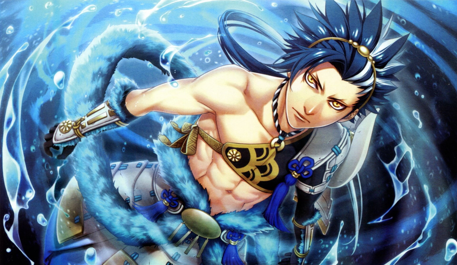Anime, Takeru Totsuka, young women, pool, one person, adult, water, hairstyle, beauty, Otome Game, lifestyles, blue, floating on water, young adult, nature, HD Wallpaper