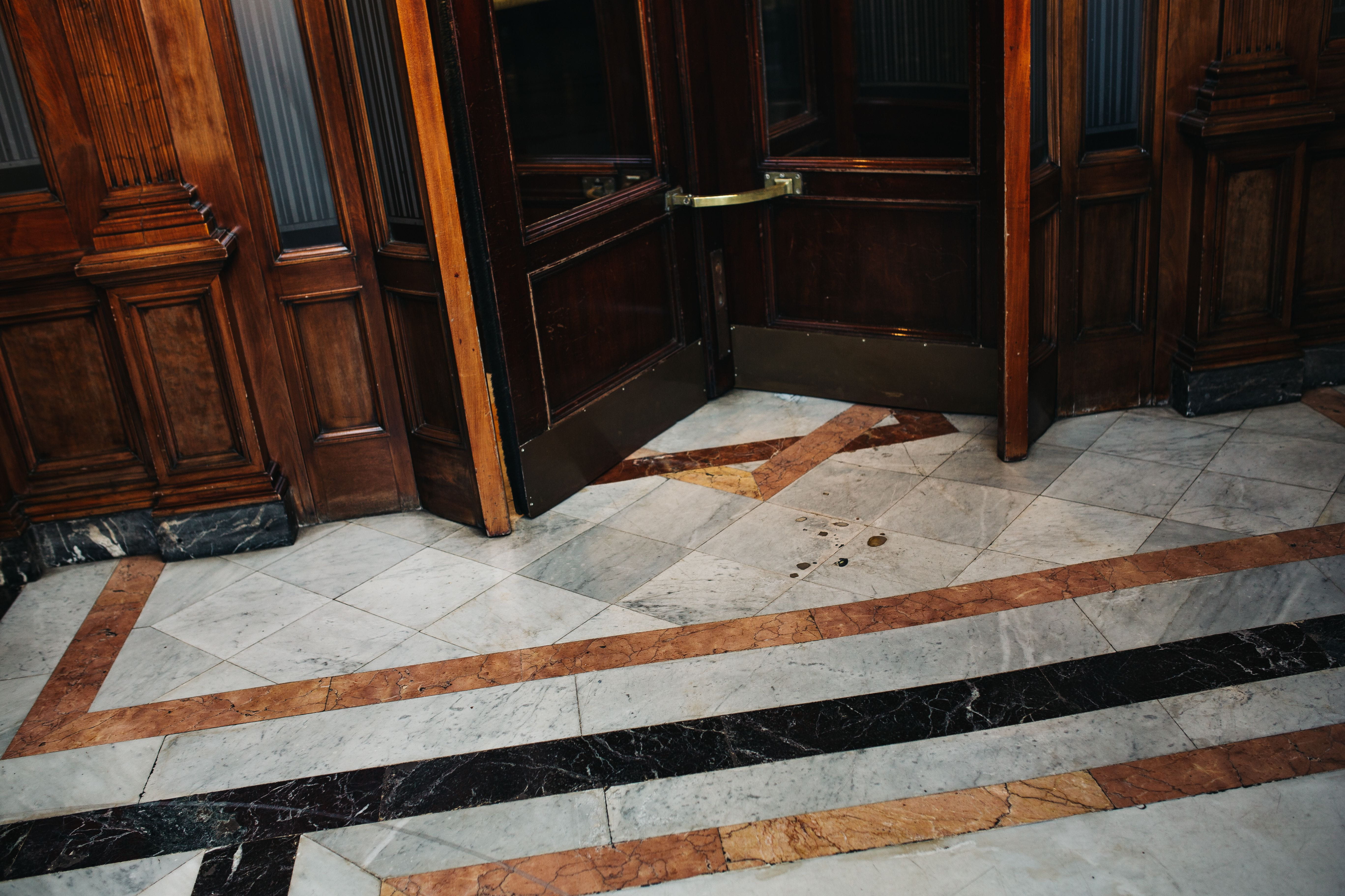 tile, old, Barcelona, doorway, wooden, indoors, day, architecture And Buildings, wood, house, built structure, spain, doors, building, security, flooring, HD Wallpaper
