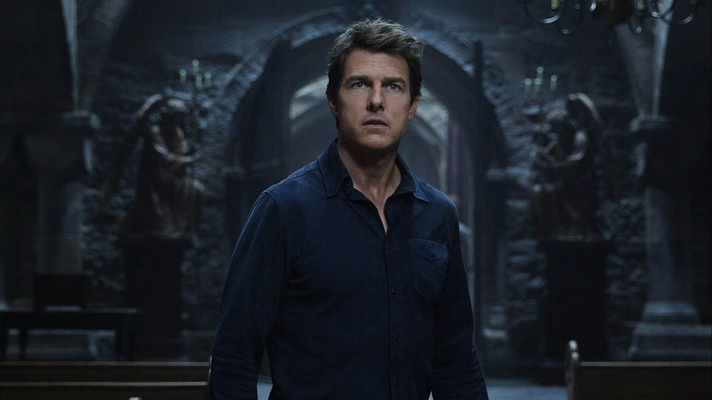 HD, blue, wearing, Tom Cruise, 2017, shirt, man, 2K, dress, The Mummy, HD Wallpaper