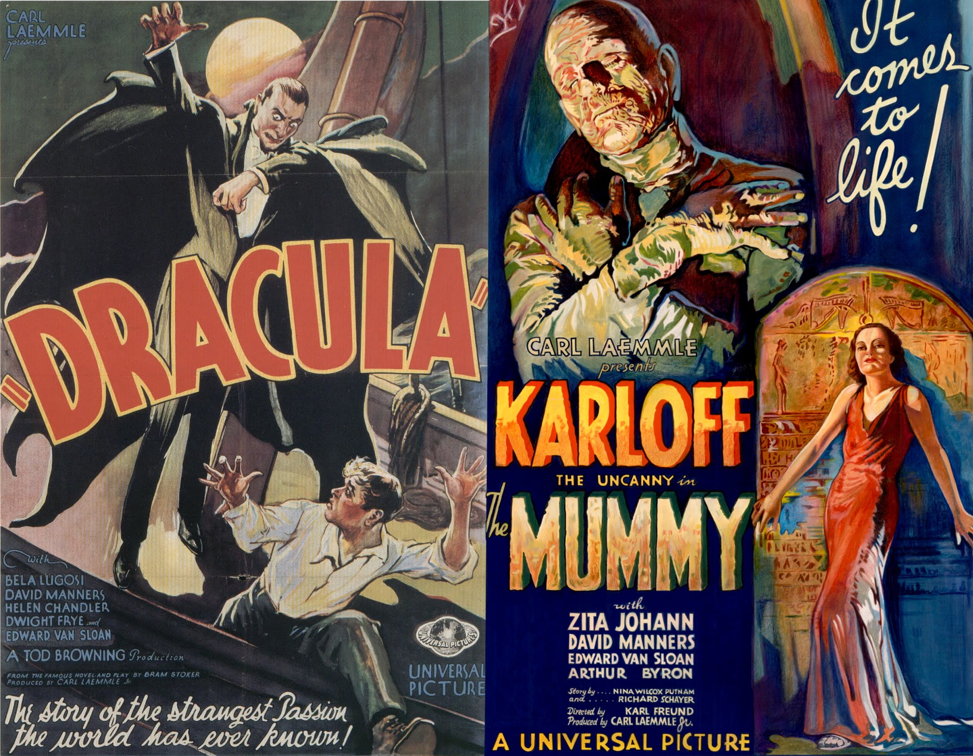 mummy, 1080P, dracula, poster, movie, HD Wallpaper