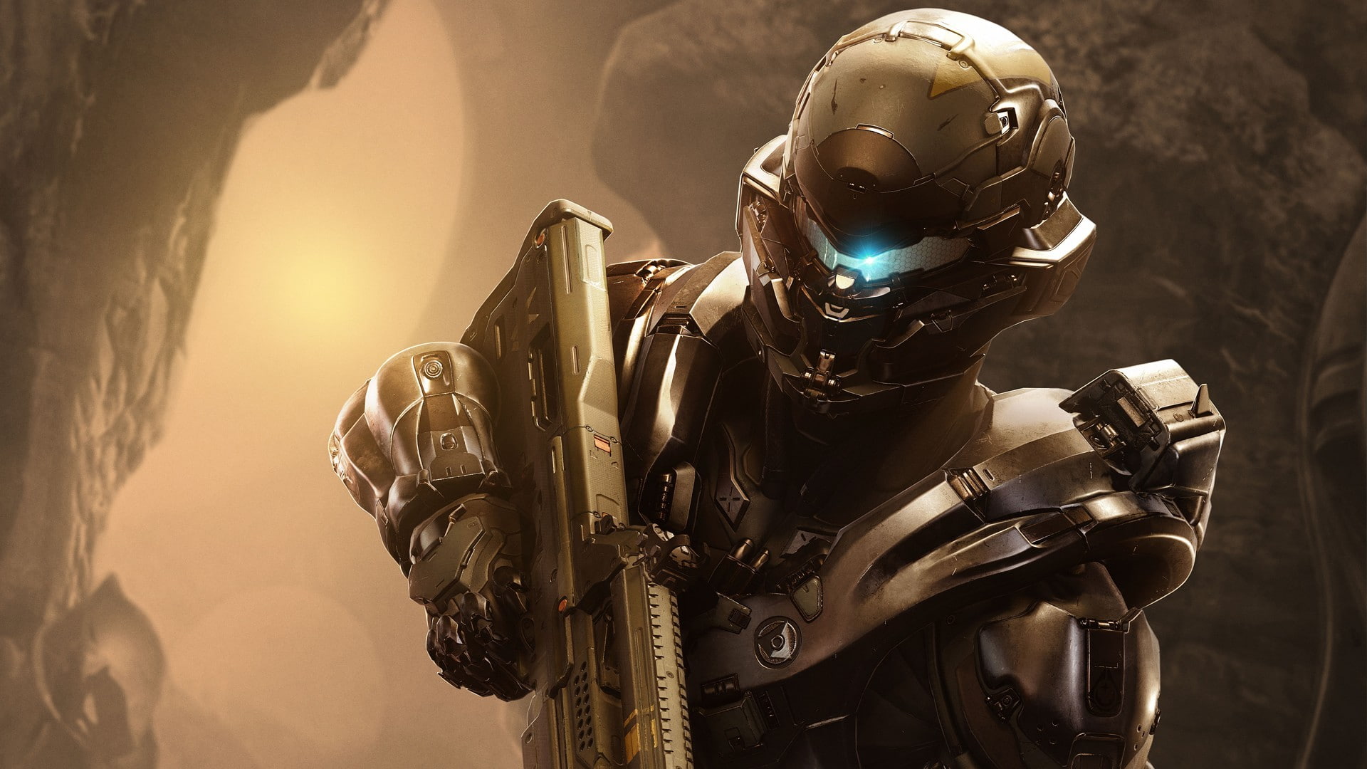 cole, halo 5, weapon, video games, halo, armor, games, spartans, locke, 1080P, video, locke cole, HD Wallpaper