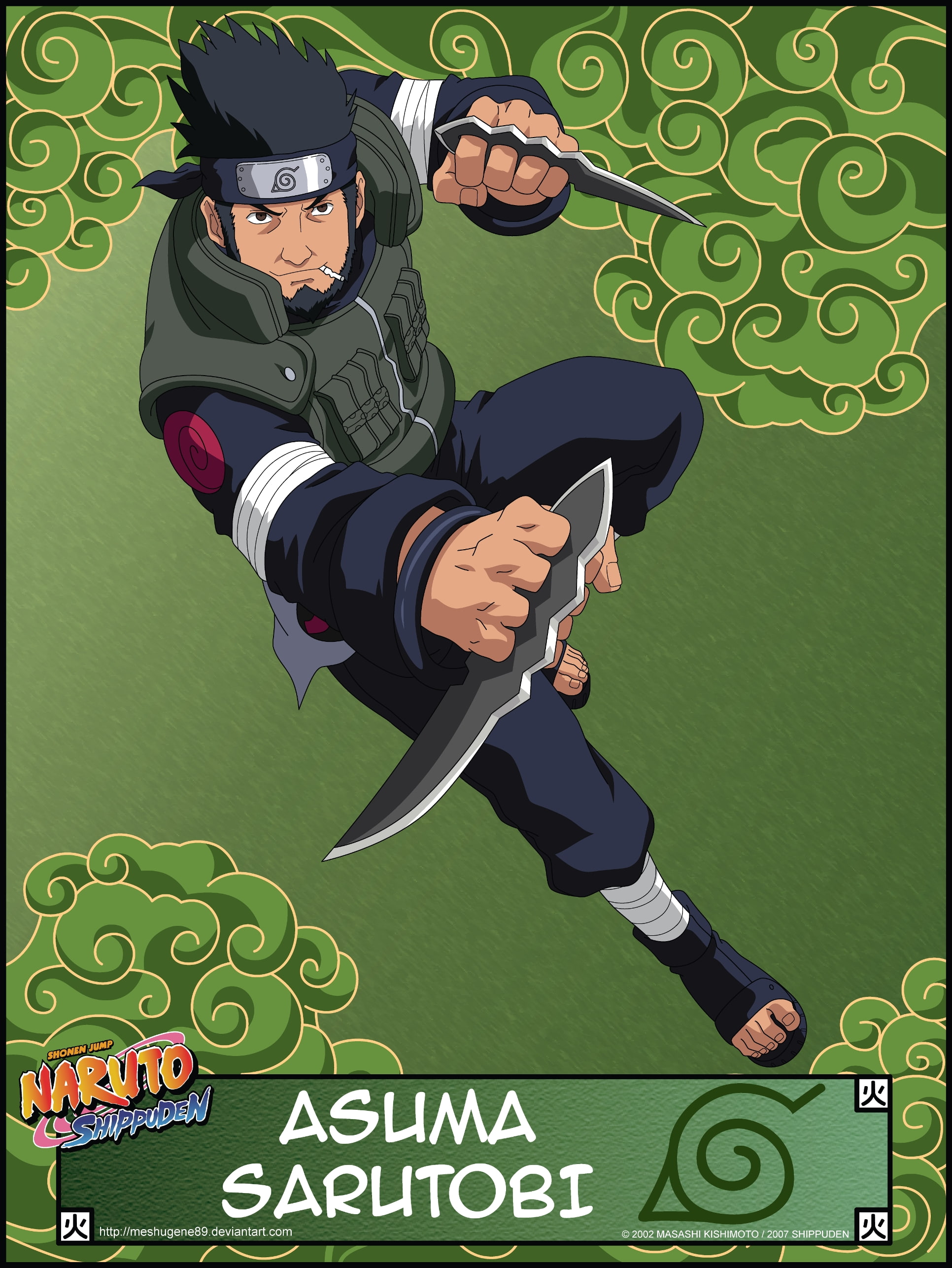 hd, shippuden, sarutobi, konoha, naruto, anime, art, Naruto: Shippuden, asuma, 2K, manga, Phone HD Wallpaper