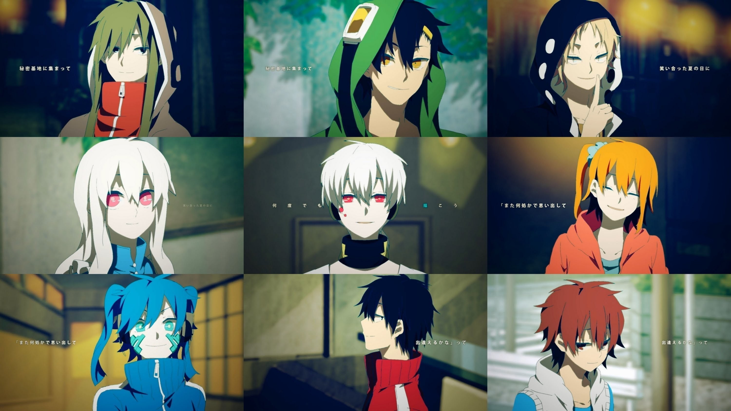 retail, focus on foreground, representation, art and craft, indoors, no people, red, in a row, headwear, uniform, manga, close-up, Kagerou Project, human representation, HD Wallpaper