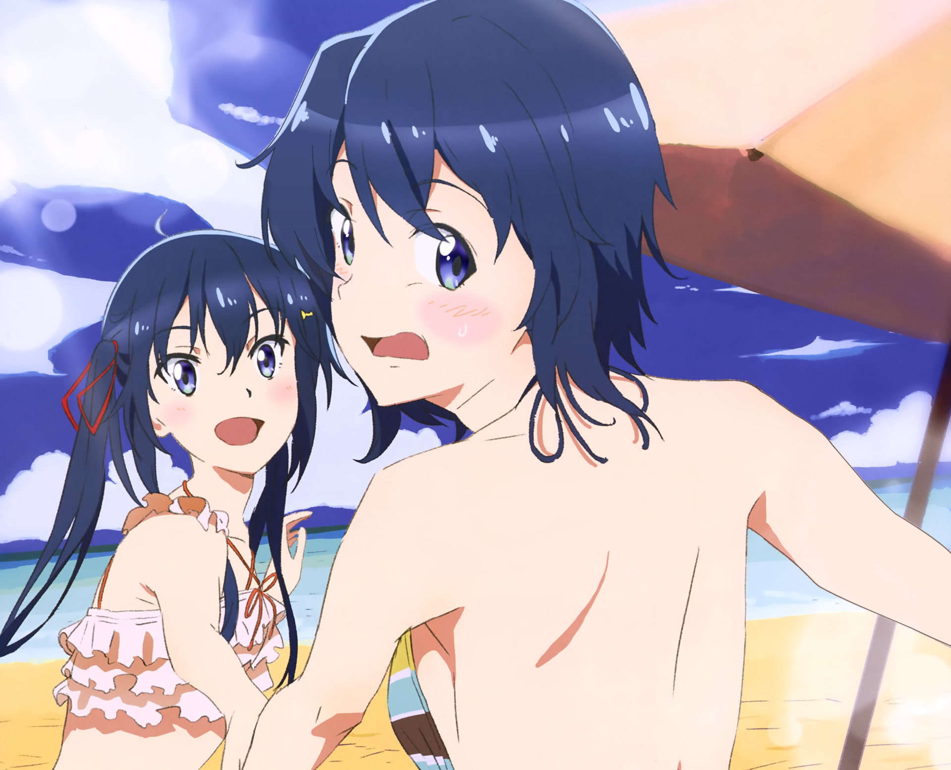 1080P, Gamers!, Konoha Hoshinomori, Chiaki Hoshinomori, Anime, HD Wallpaper