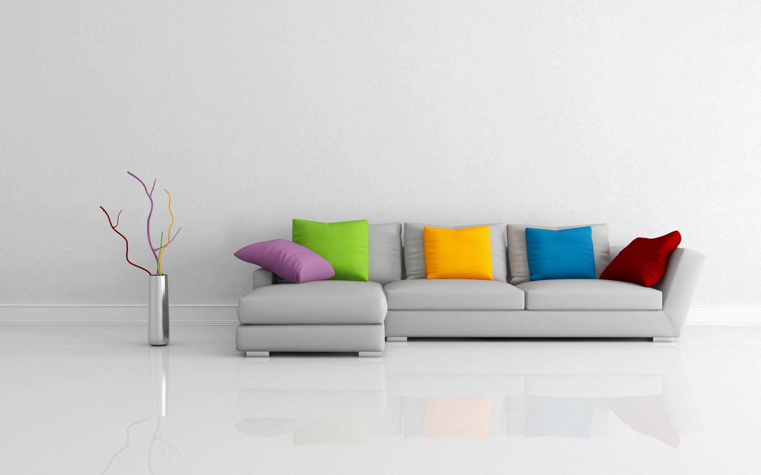 technology, 2K, home interior, flooring, sofa, color, branch, empty, copy space, assorted, no people, wall - building feature, quality, square, HD Wallpaper