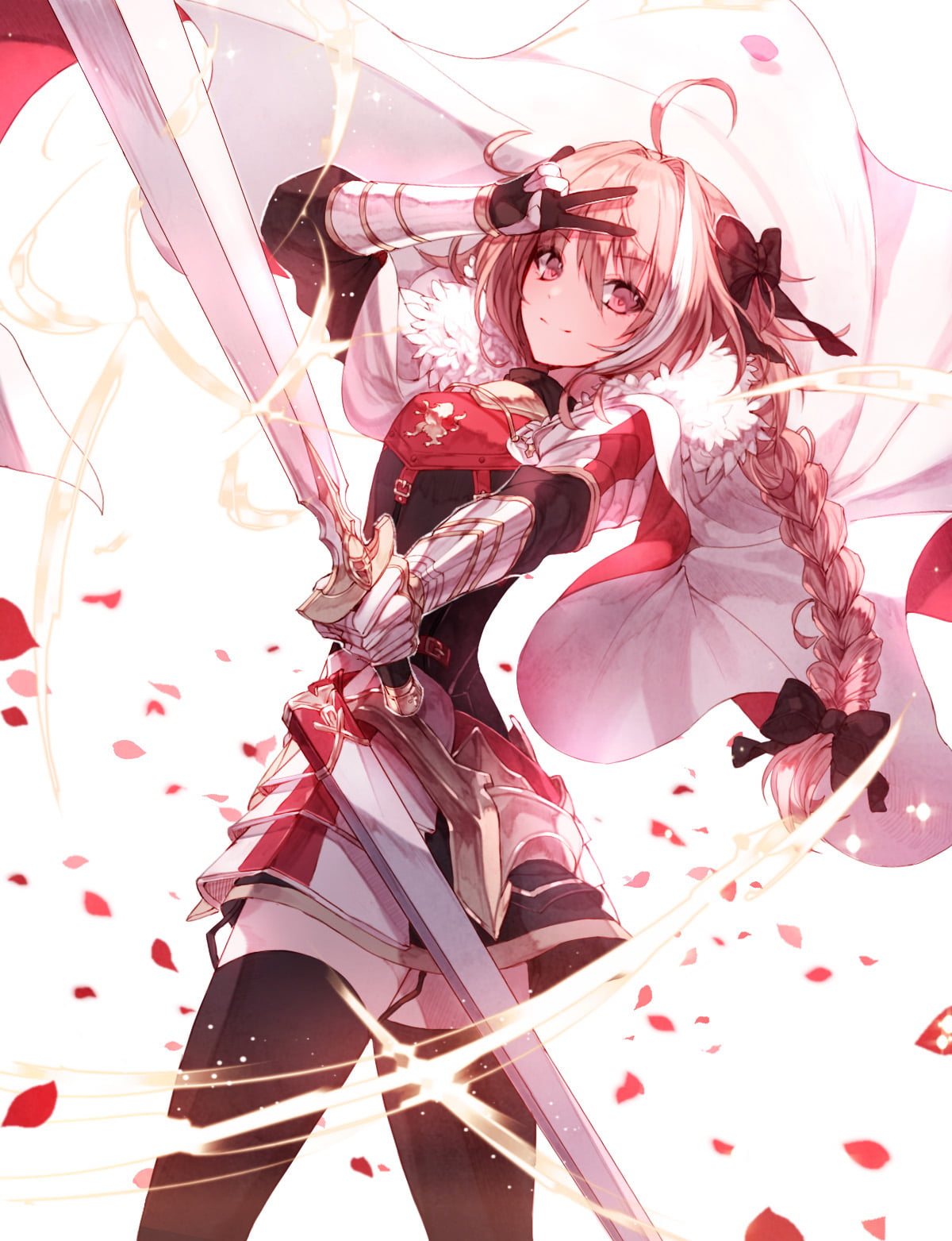 knight, 720P, anime, braided hair, anime girls, anime boys, ribbons, Fate/Grand Order, Astolfo (Fate/Grand Order), Phone HD Wallpaper