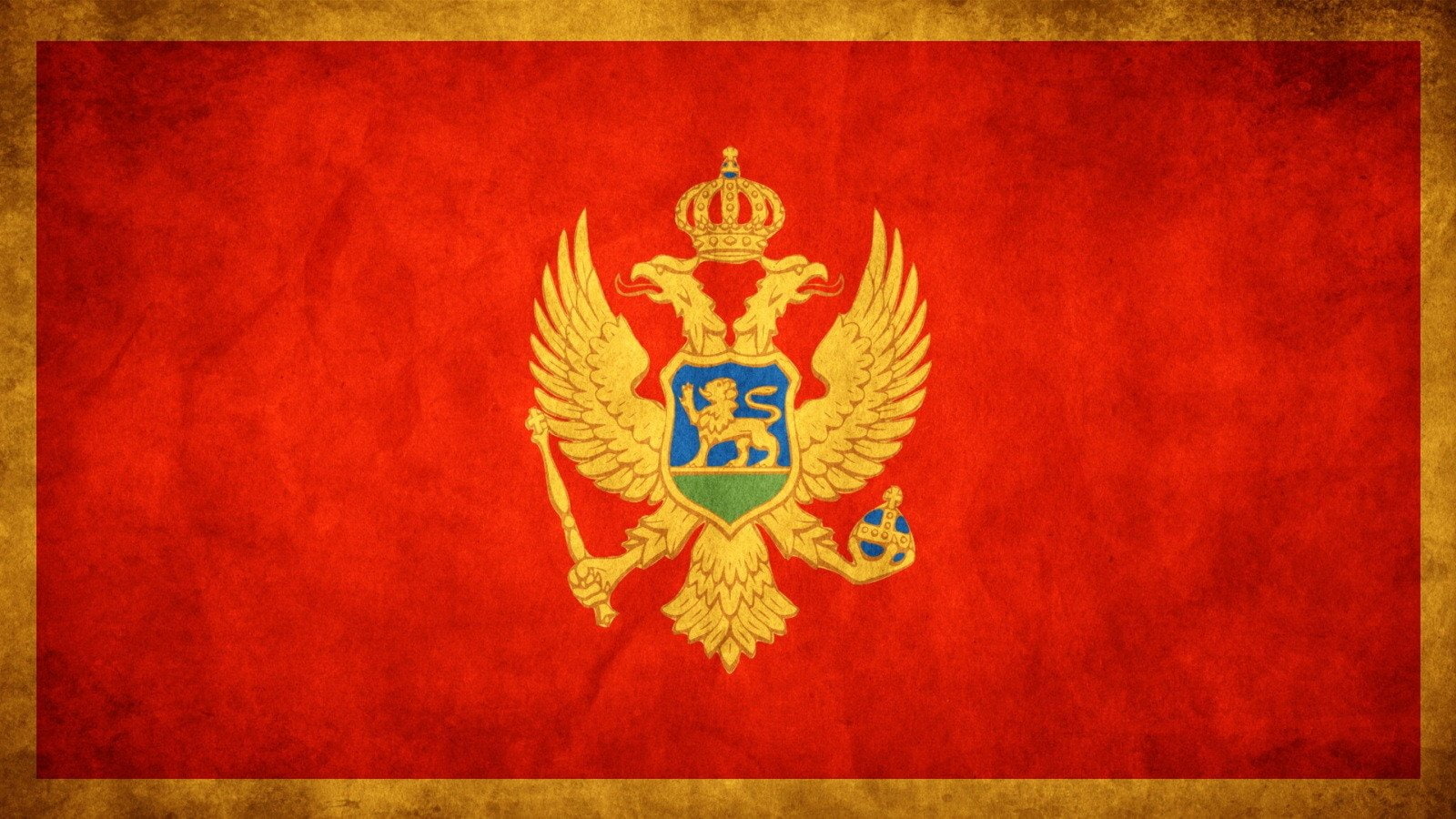 Flag Of Montenegro, 720P, Flags, HD Wallpaper