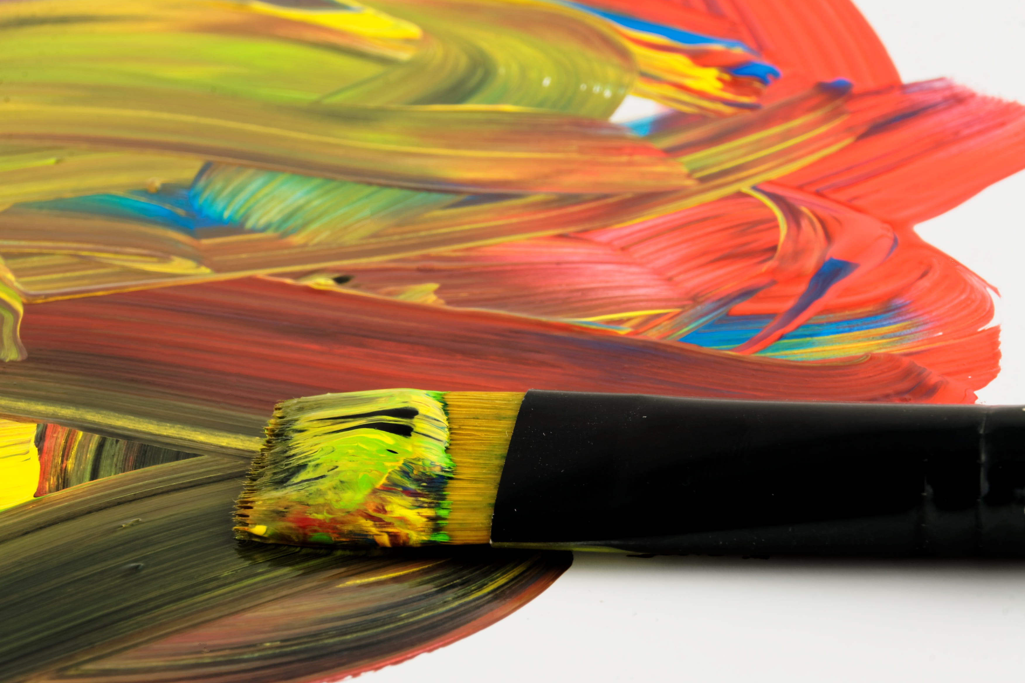 day, motion, studio shot, artists, painting, art and craft, vibrant color, 2K, creativity, tempera, craft, artist paints, close-up, color, colorful, green color, HD Wallpaper