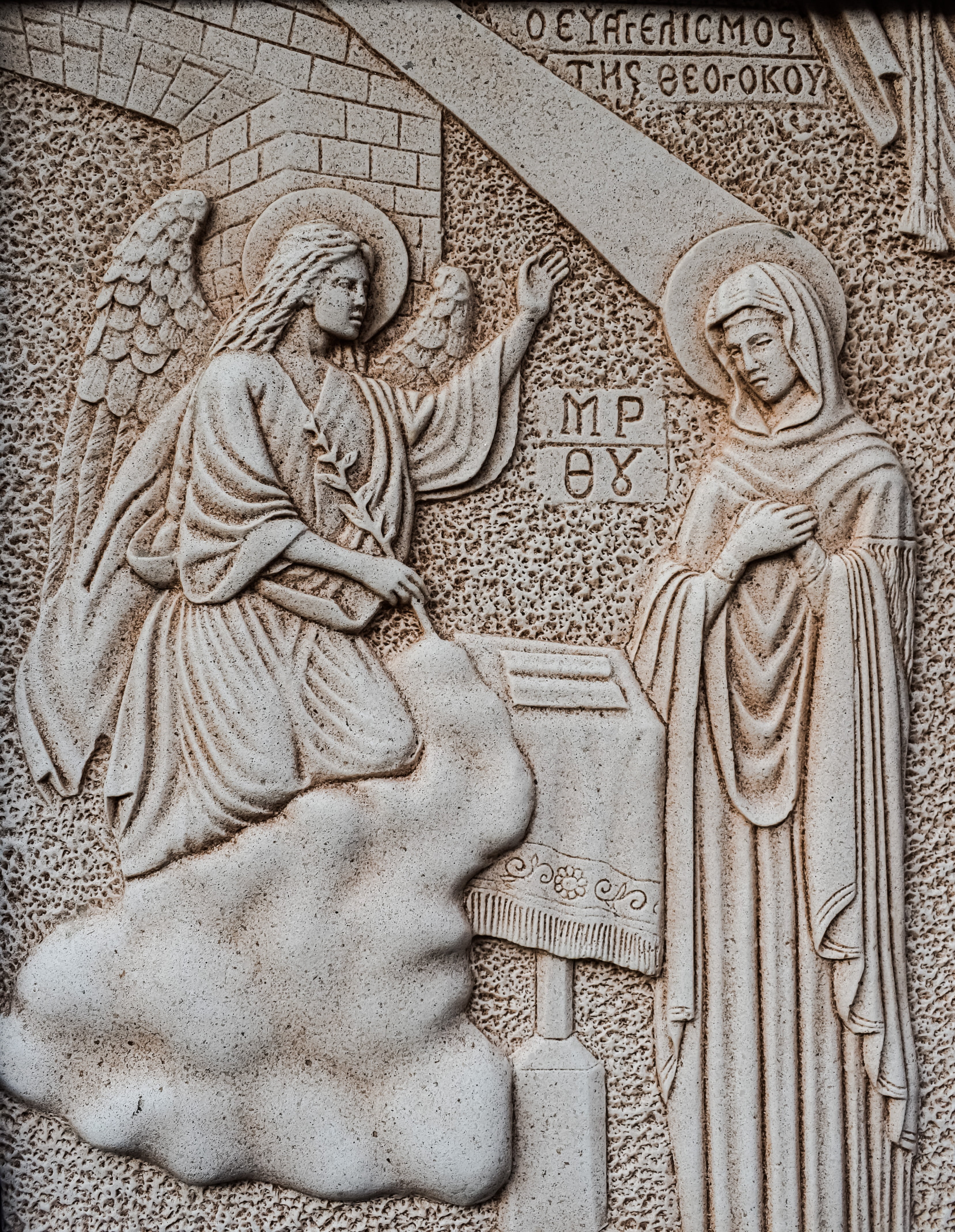 sculpture, wall, carving, male likeness, stone, guardian, human representation, engraving, art and craft, bas relief, ornate, ancient civilization, church, Phone HD Wallpaper