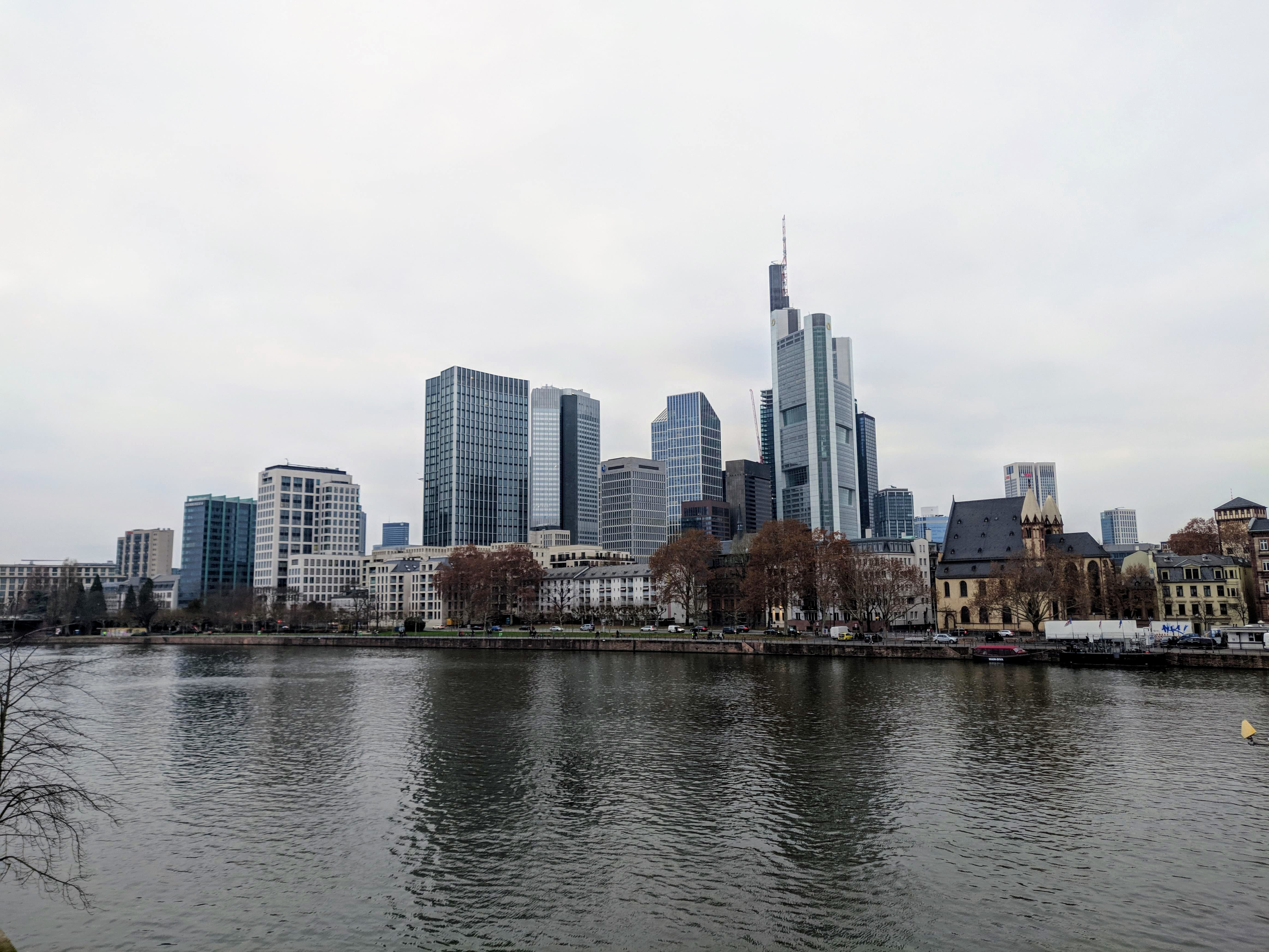 modern, cityscape, architecture, steeple, financial district, building, urban skyline, schaumainkai 1001, germany, frankfurt, town, 4K, office, downtown, HD Wallpaper