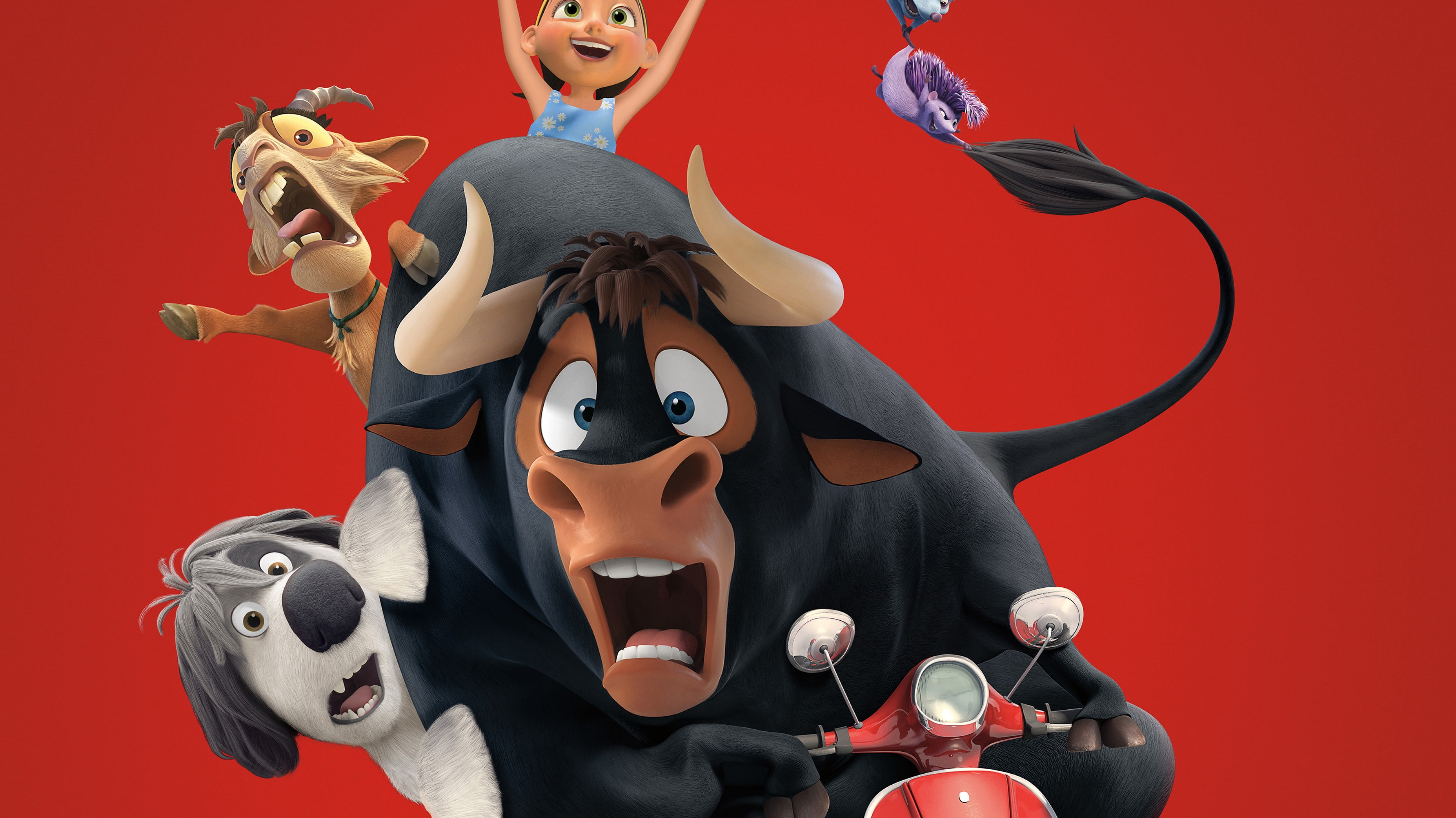 4k, bull, digital, cartoon, movie, Ferdinand, 4K, HD Wallpaper