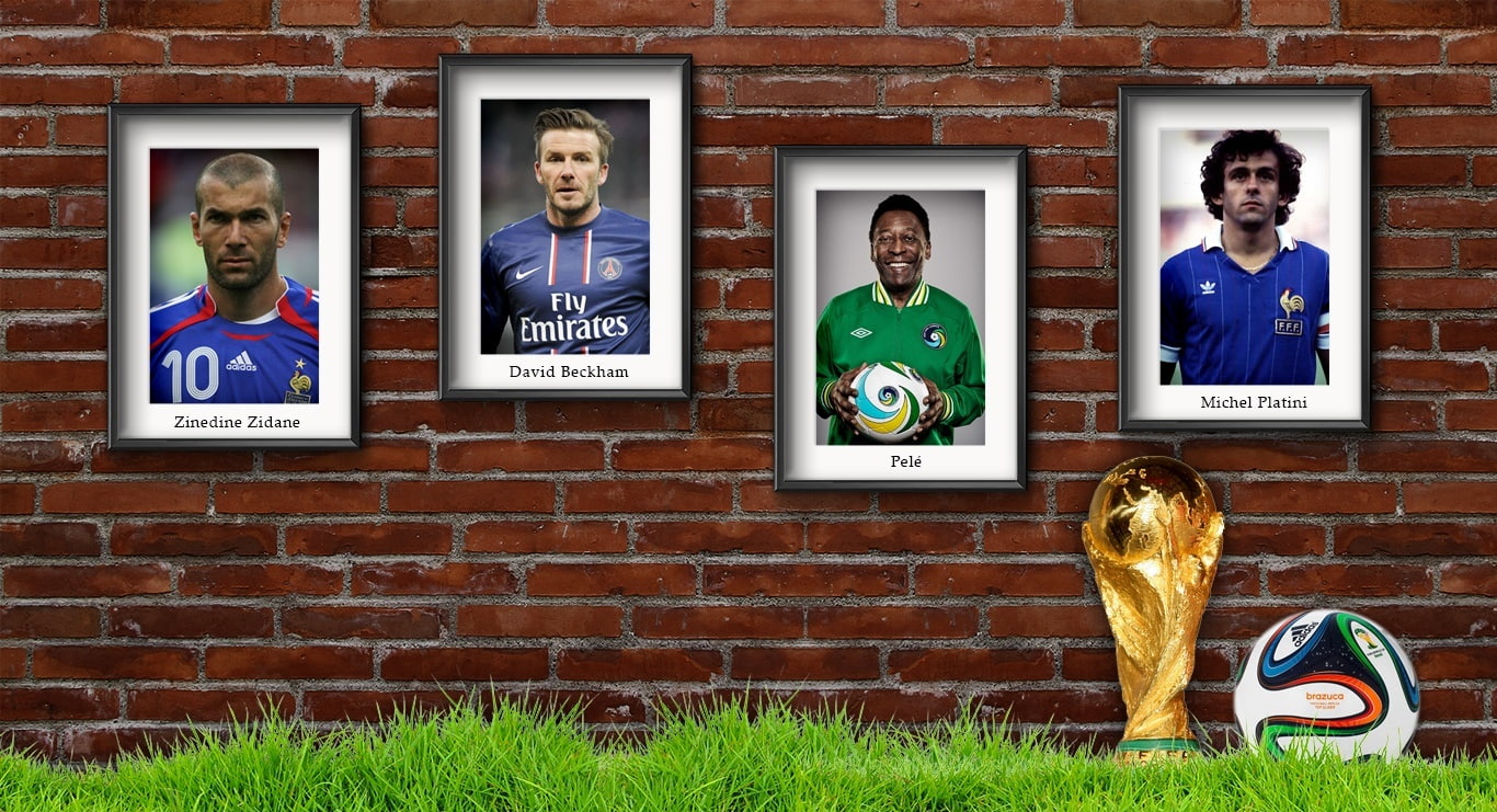 Sports, female likeness, front view, portrait, photo, 720P, Football, wall - building feature, beckham, smiling, mammal, young adult, david, human representation, HD Wallpaper