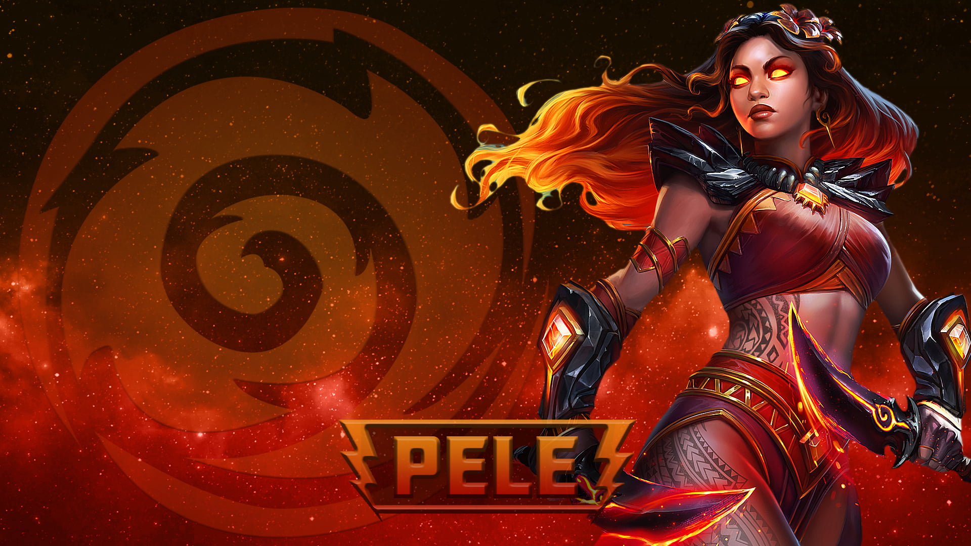 1080P, Smite, Video Game, Pele (Smite), HD Wallpaper