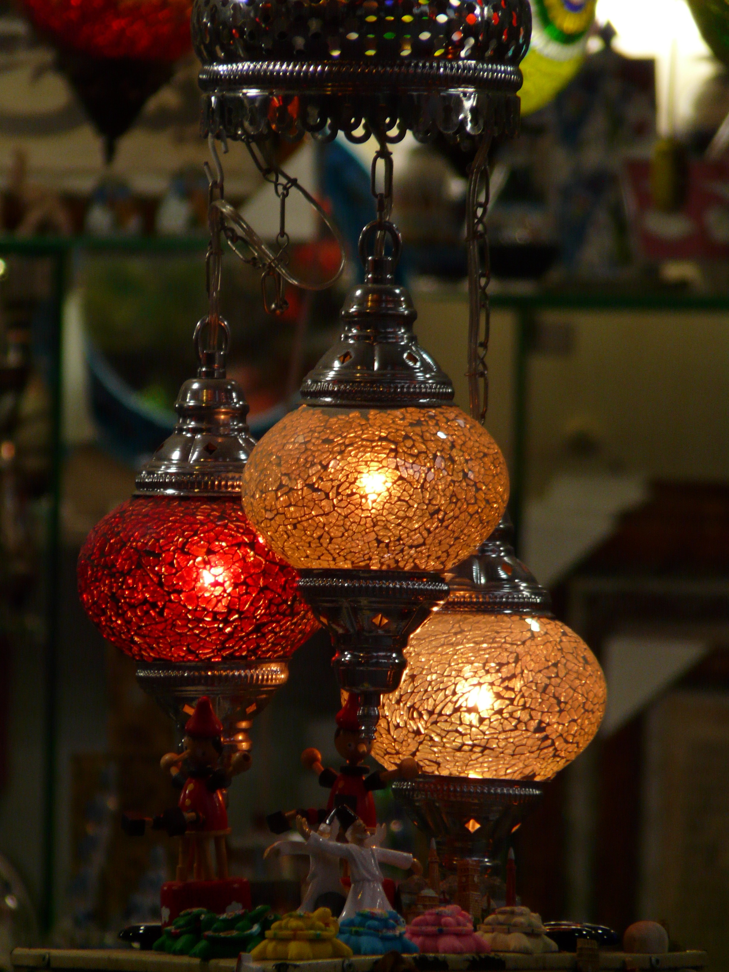 hanging, depend, illuminated, built structure, lighting, religion, no people, place of worship, lantern, spirituality, indoors, electric lamp, focus on foreground, Phone HD Wallpaper