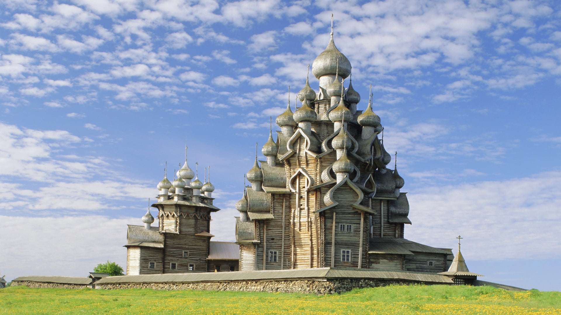 cultures, outdoors, old, gray, no people, spirituality, belief, blue, monastery, 1080P, cross, europe, built Structure, mosque, dome, travel, orthodox, HD Wallpaper