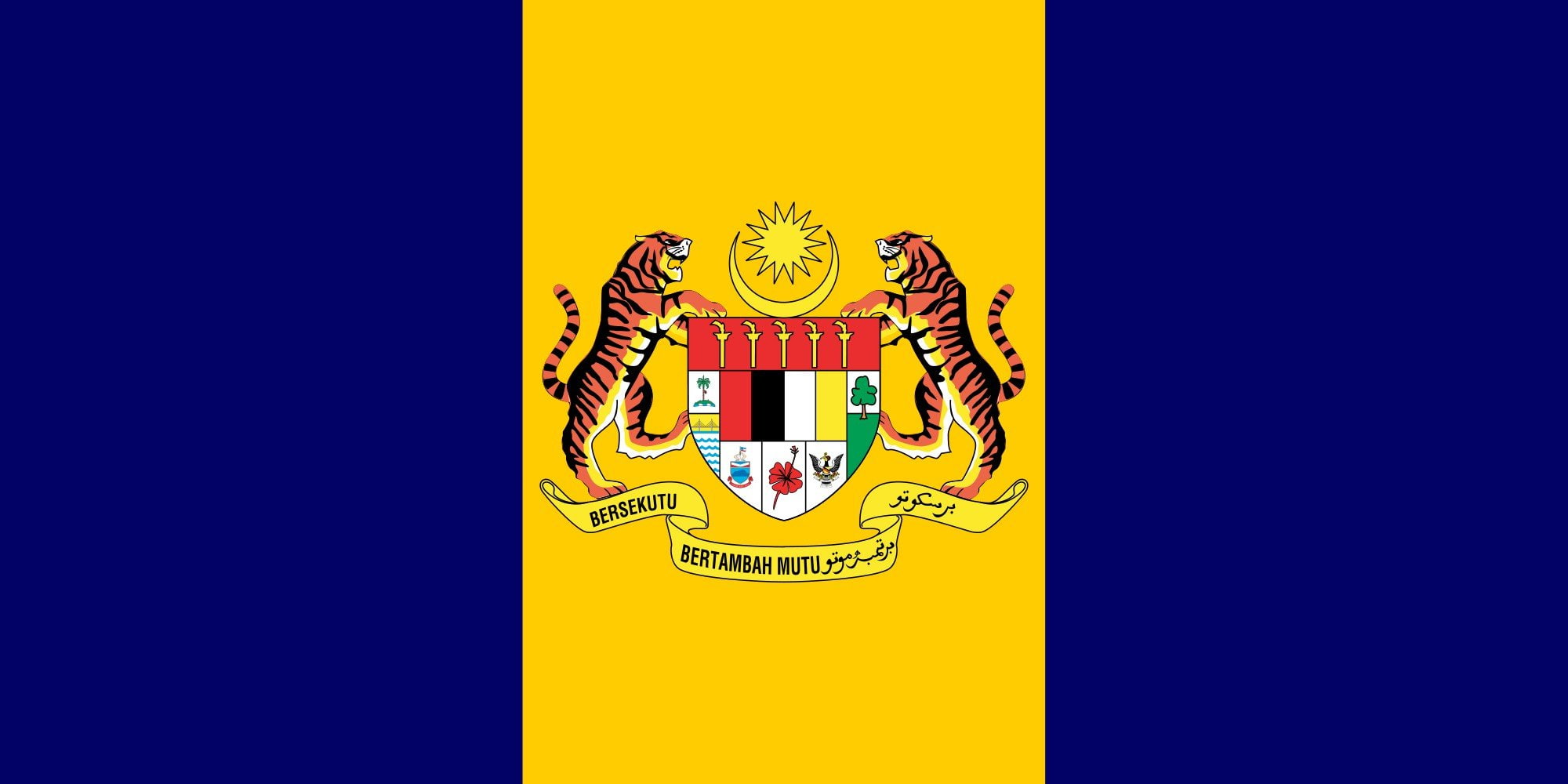 putrajaya svg, 1080P, 2000px flag, HD Wallpaper