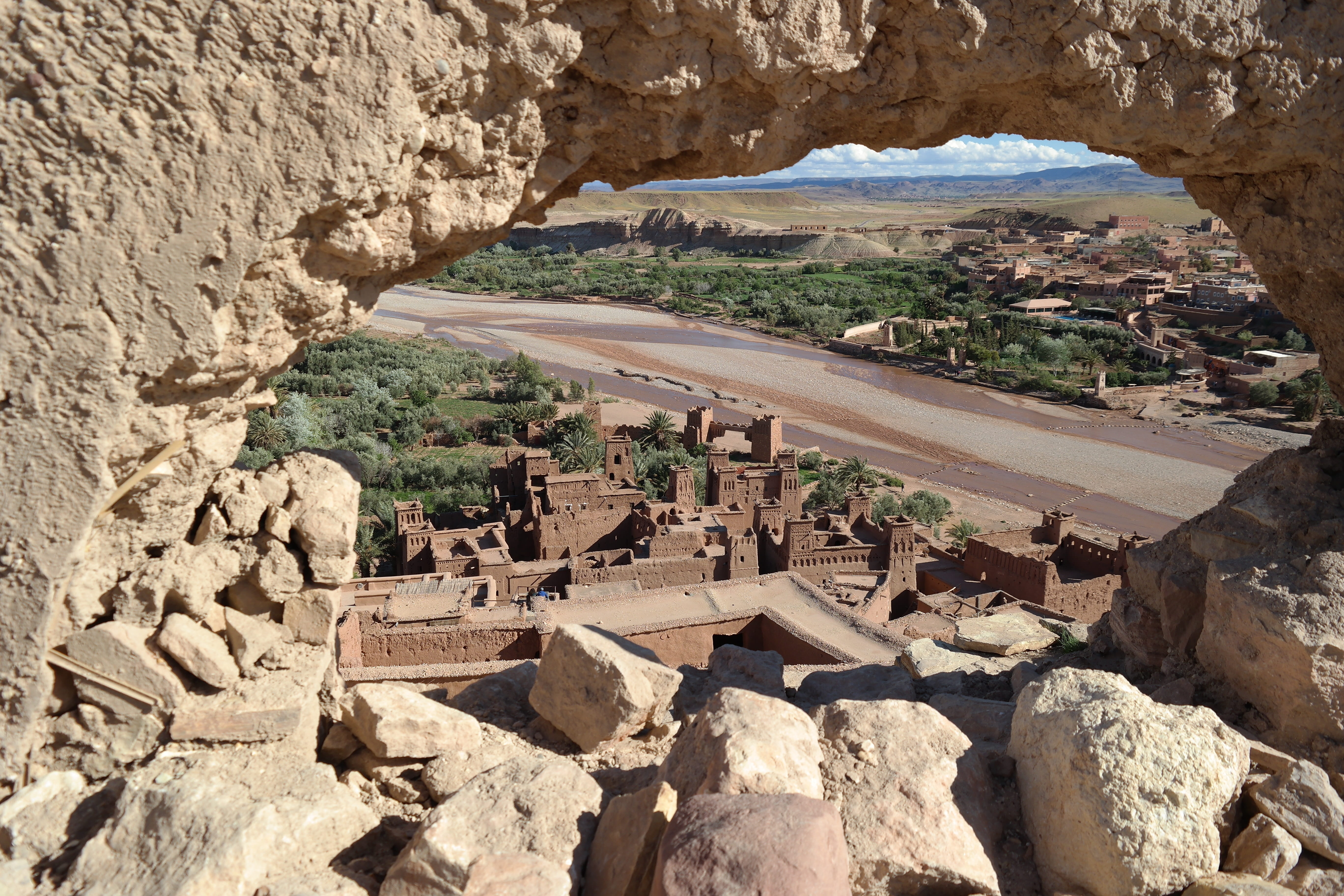 architecture, autumn, ait ben haddou, travel, 5K, formation, day, built structure, ancient, nature, near, nighttime, morocco, ruined, arid climate, stones, HD Wallpaper