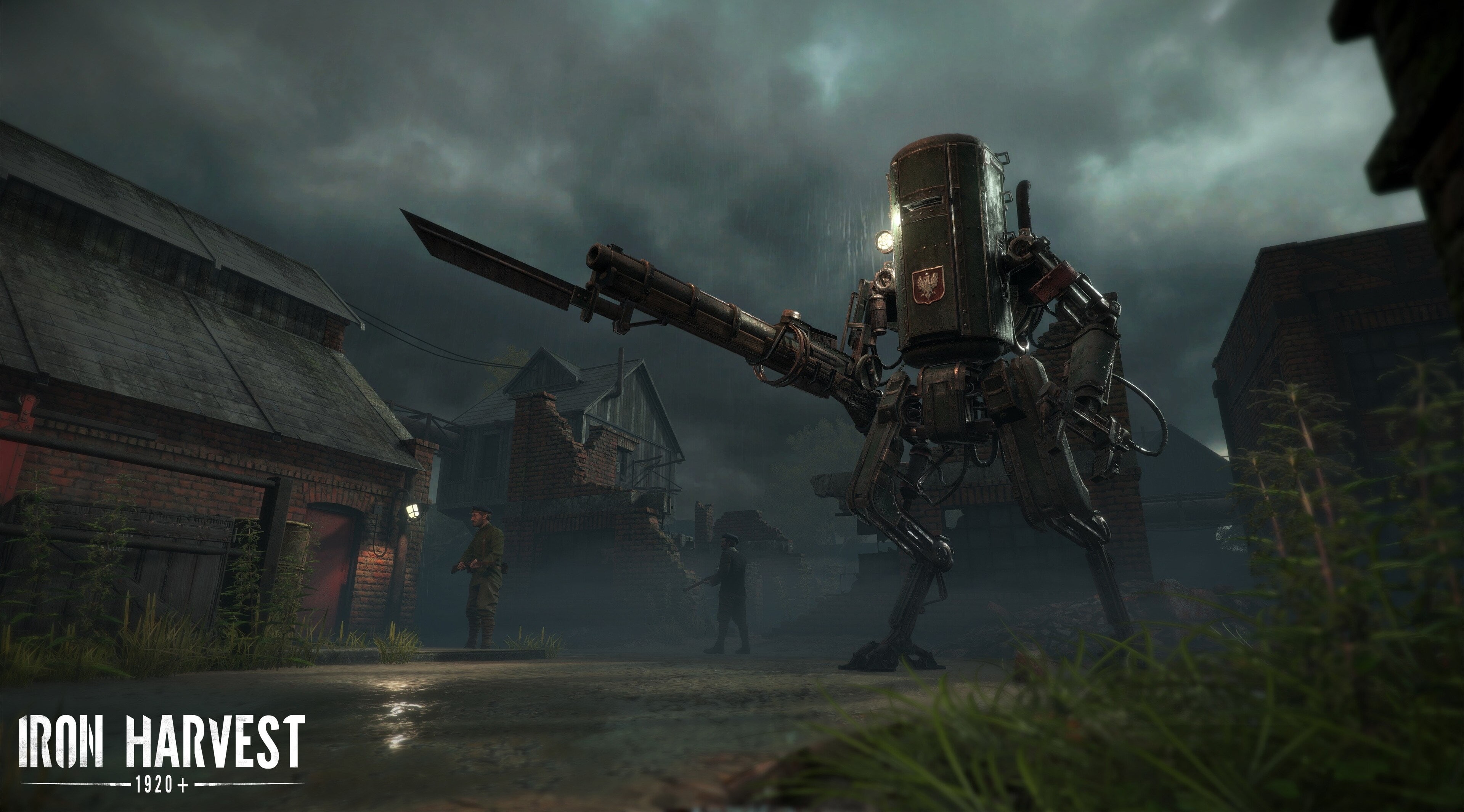 adult, people, building exterior, architecture, built structure, fog, night, 4K, armed forces, government, smoke - physical structure, dusk, iron harvest 4k cool  for pc, HD Wallpaper