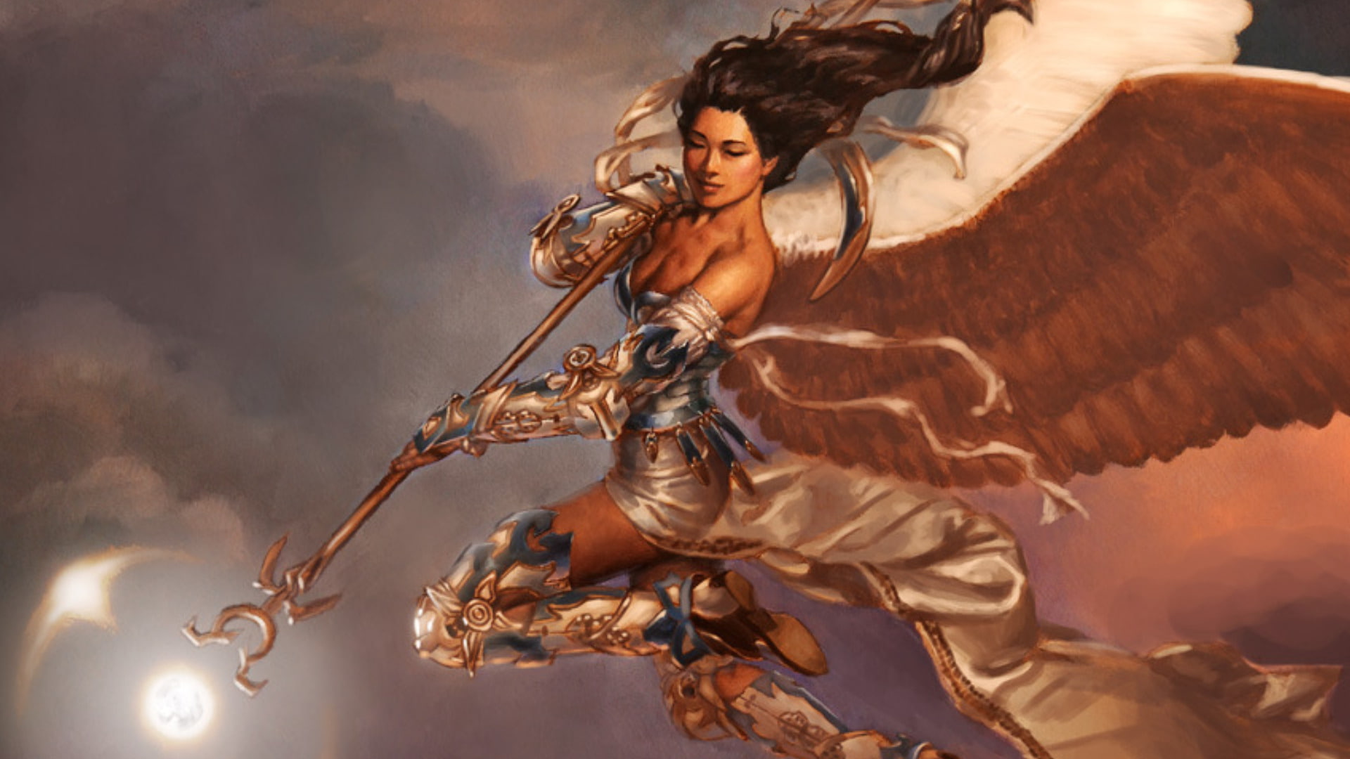 Magic: The Gathering, Angel, Bruna Light of Alabaster, 1080P, Game, HD Wallpaper