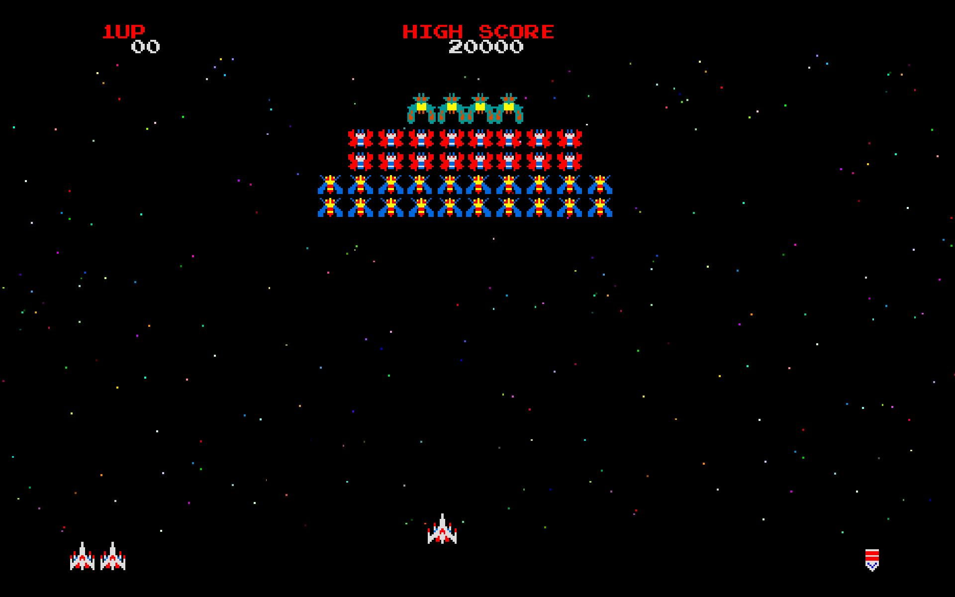 1080P, video, galaga, arcade, games, HD Wallpaper