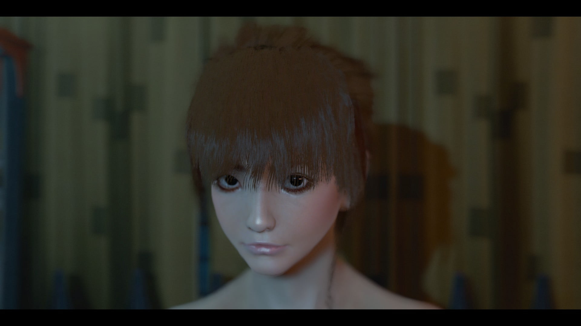 childhood, s, hair, men, close-up, brown, person, body part, one person, front view, focus on foreground, bangs, Fallout, looking at camera, hairstyle, HD Wallpaper