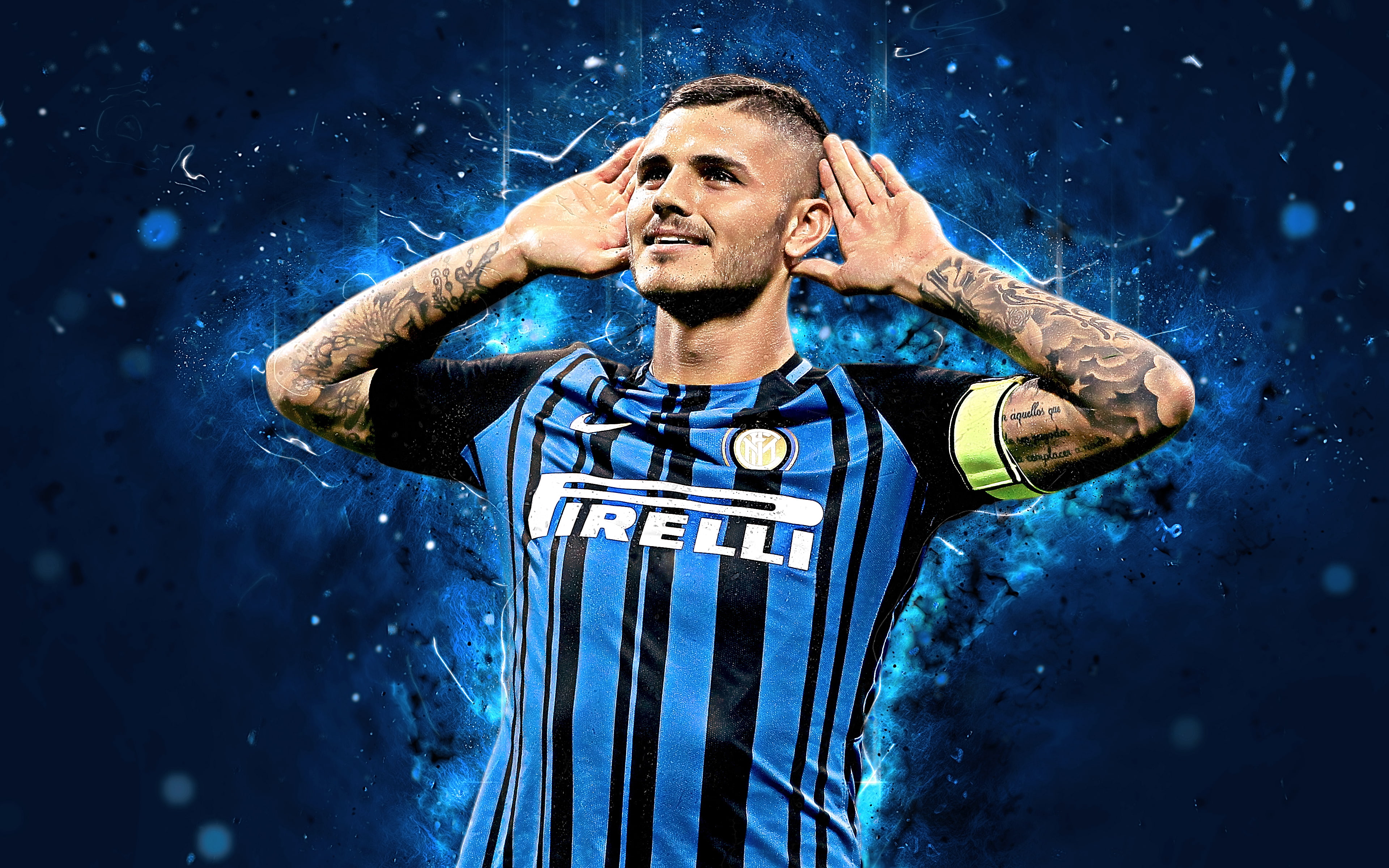 Inter Milan, 4K, Soccer, Mauro Icardi, HD Wallpaper