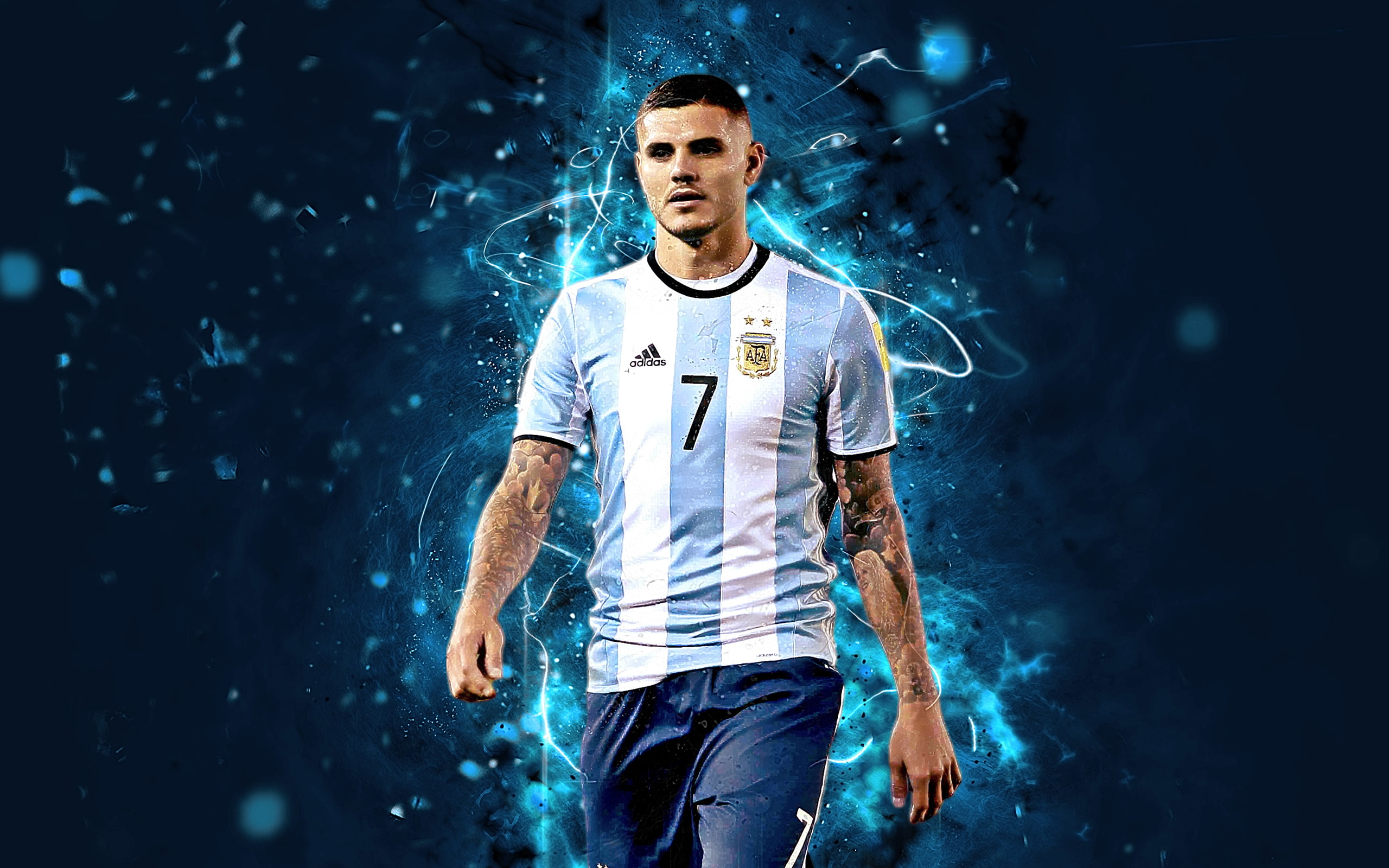 Mauro Icardi, Soccer, Argentinian, 2K, Inter Milan, HD Wallpaper