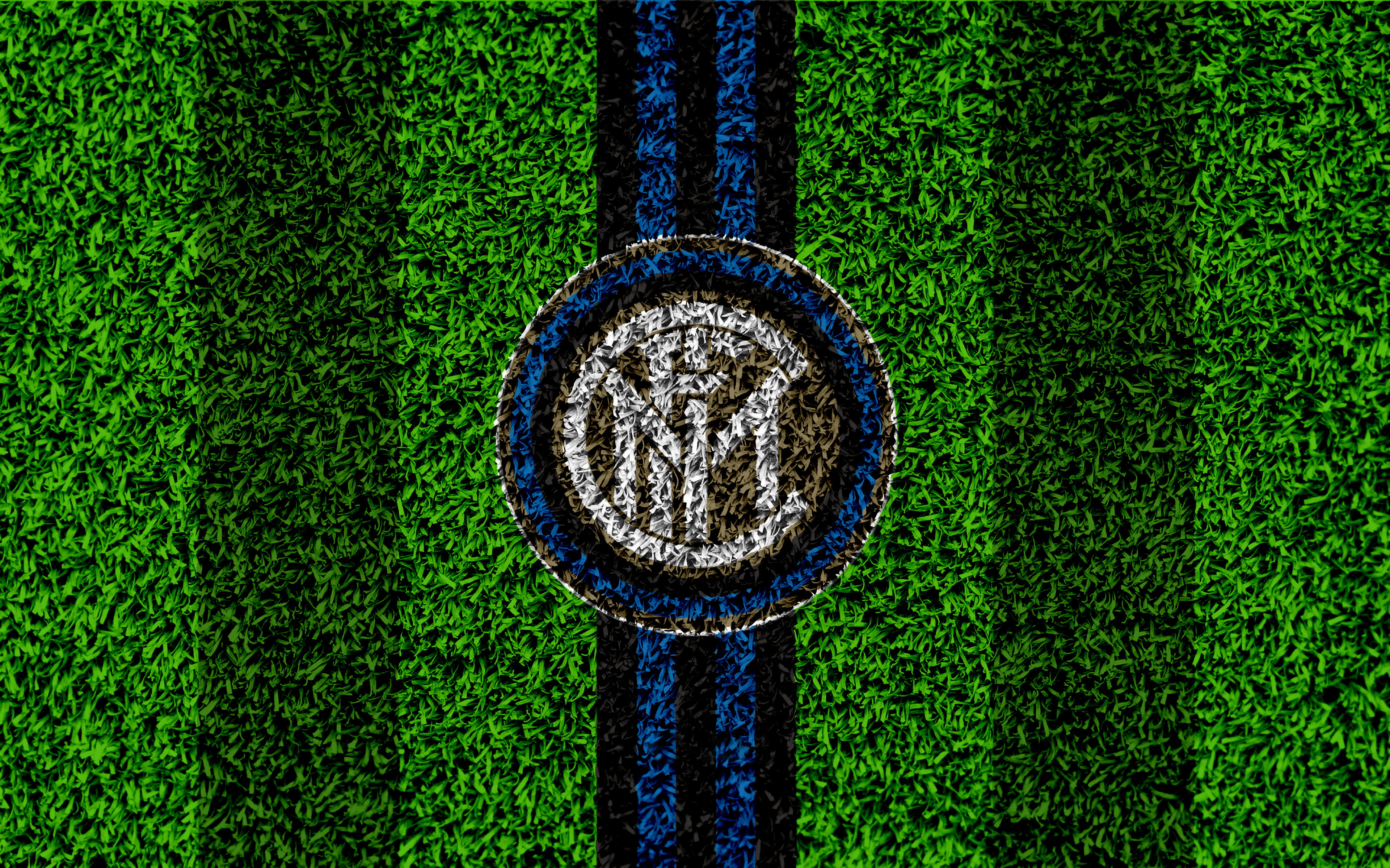Soccer, Emblem, Logo, Inter Milan, 4K, HD Wallpaper