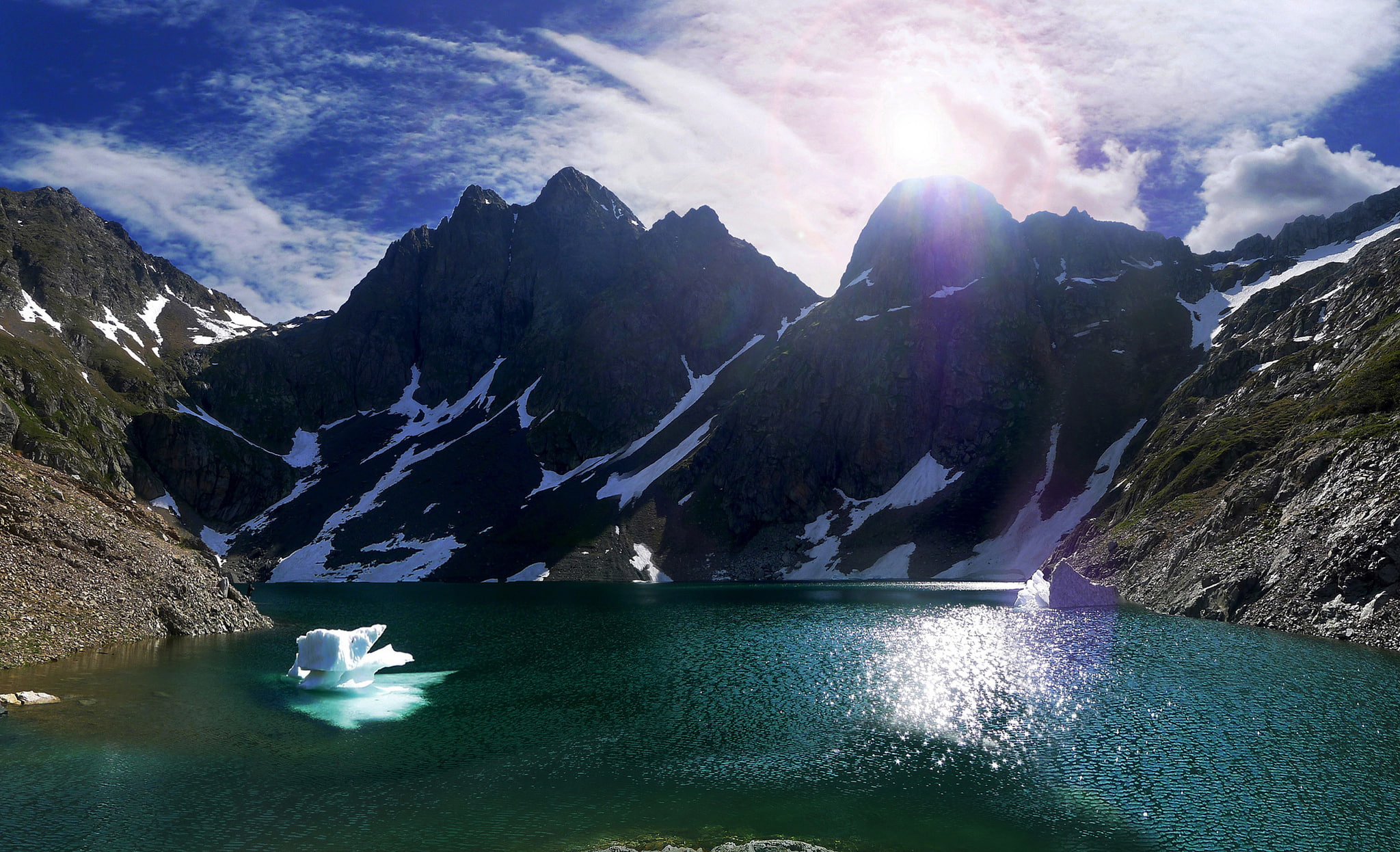 lake, Lombardy, 1080P, Devils lake, The Bergamo Alps, mountains, Monte Aga, Monte Yeah, Italy, Bergamo Alps, HD Wallpaper
