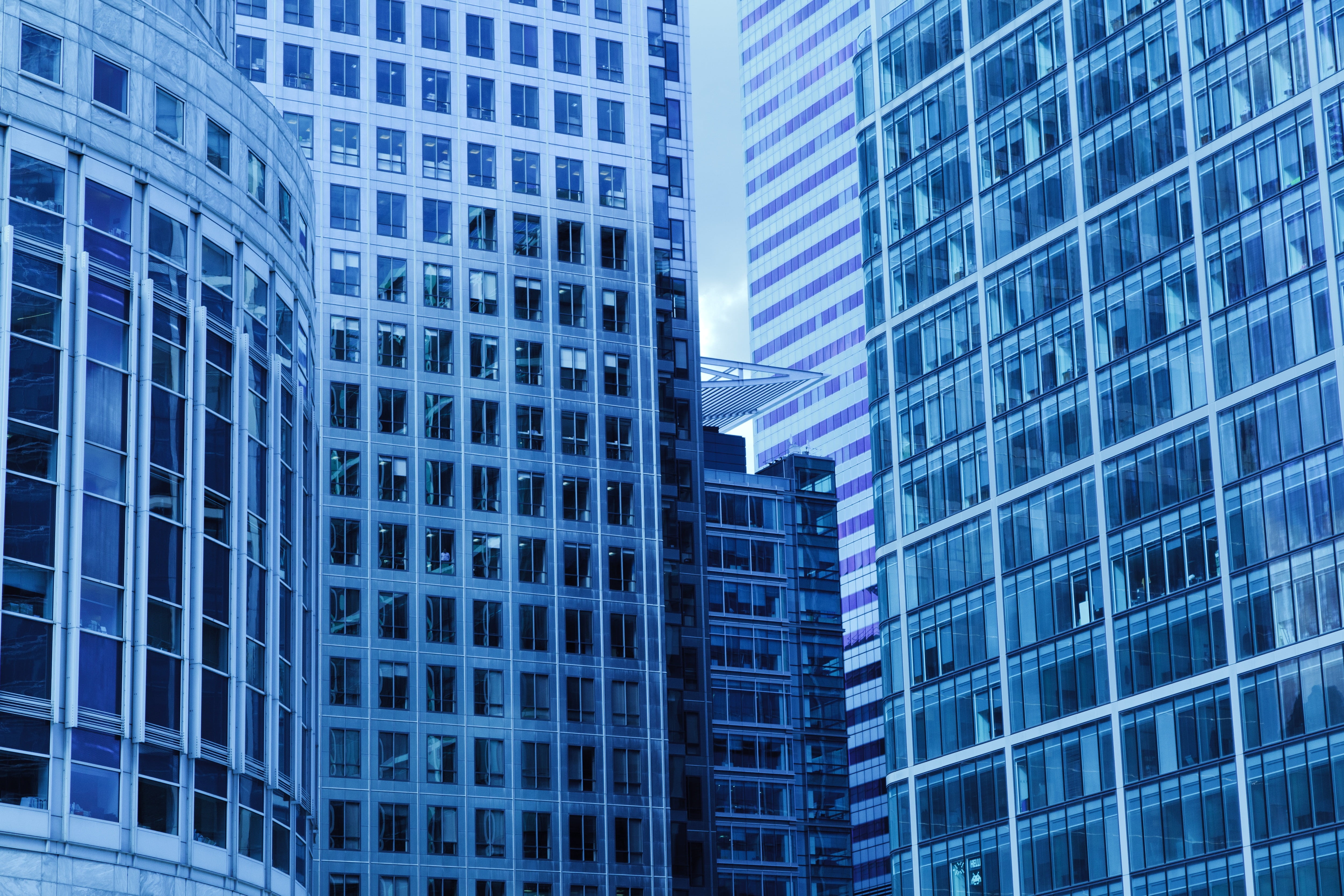 window, urban, nature, modern, 4K, windows, tall - high, low angle view, white, financial district, no people, construction, city, buildings, tower, building exterior, HD Wallpaper